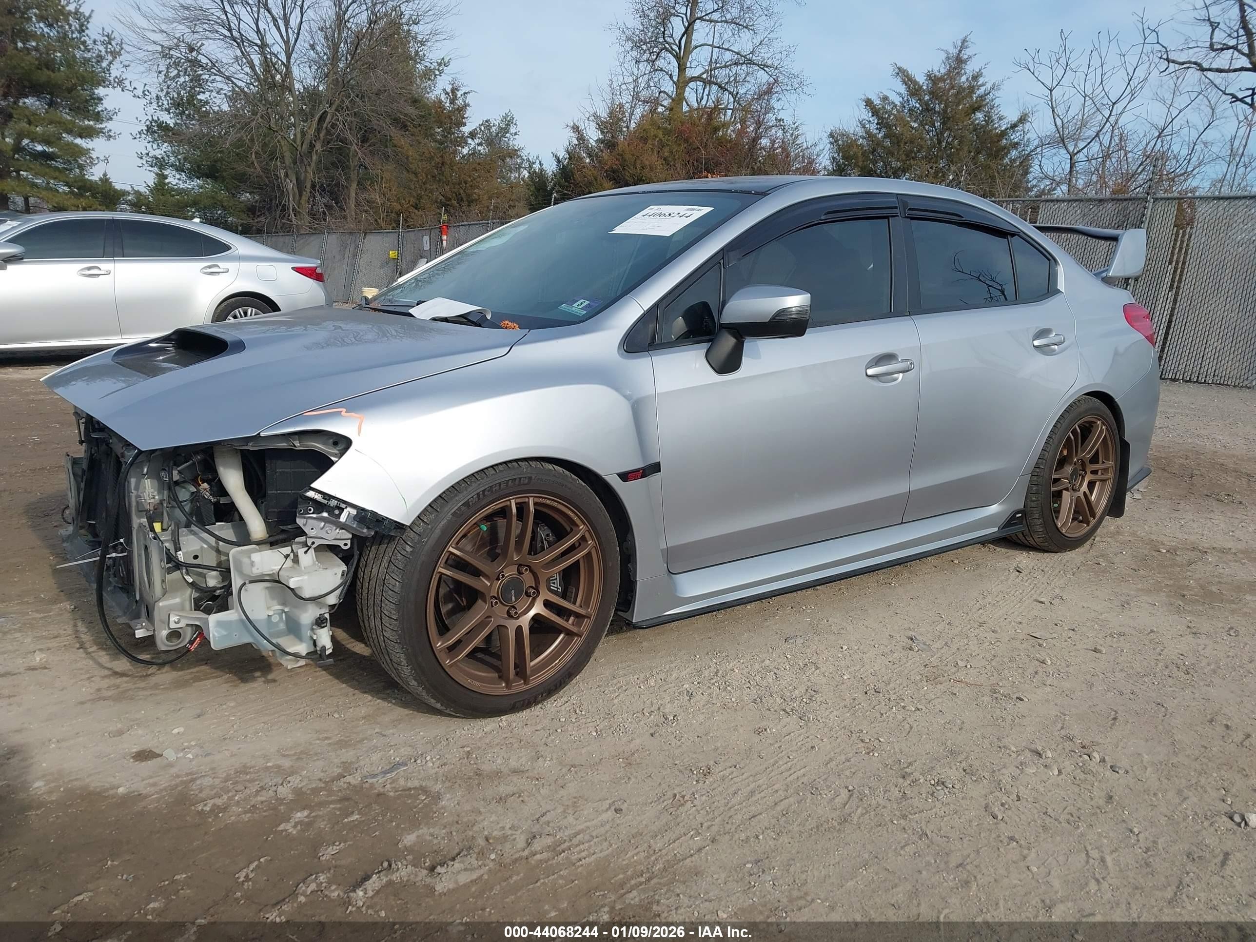 2015 Subaru Wrx Sti Limited Silver vin: JF1VA2S69F9800161