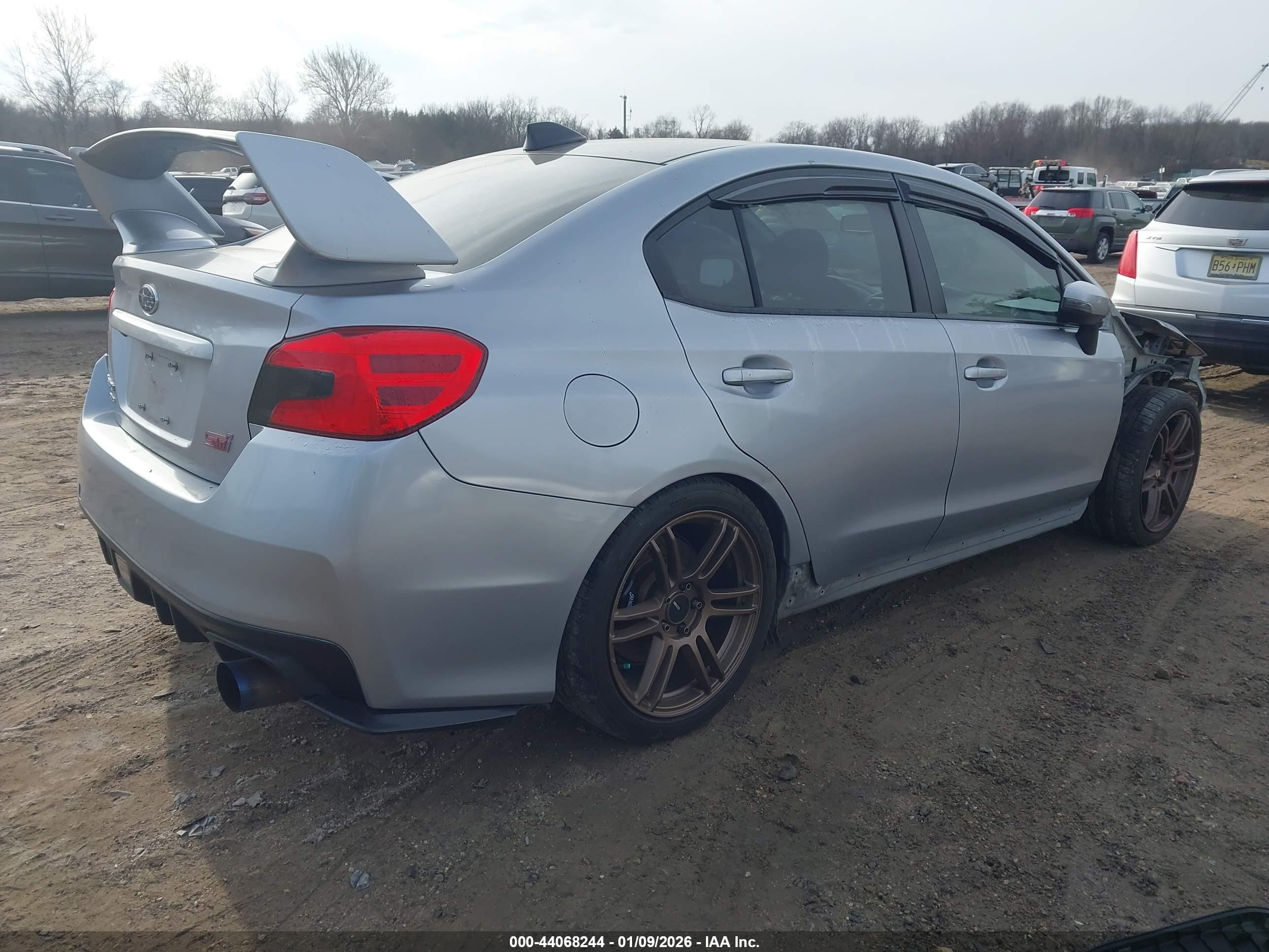 2015 Subaru Wrx Sti Limited Silver vin: JF1VA2S69F9800161