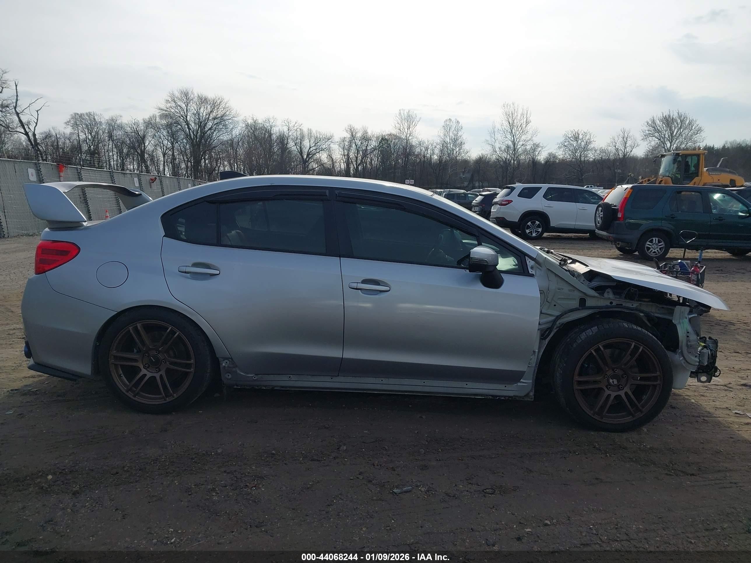 2015 Subaru Wrx Sti Limited Silver vin: JF1VA2S69F9800161