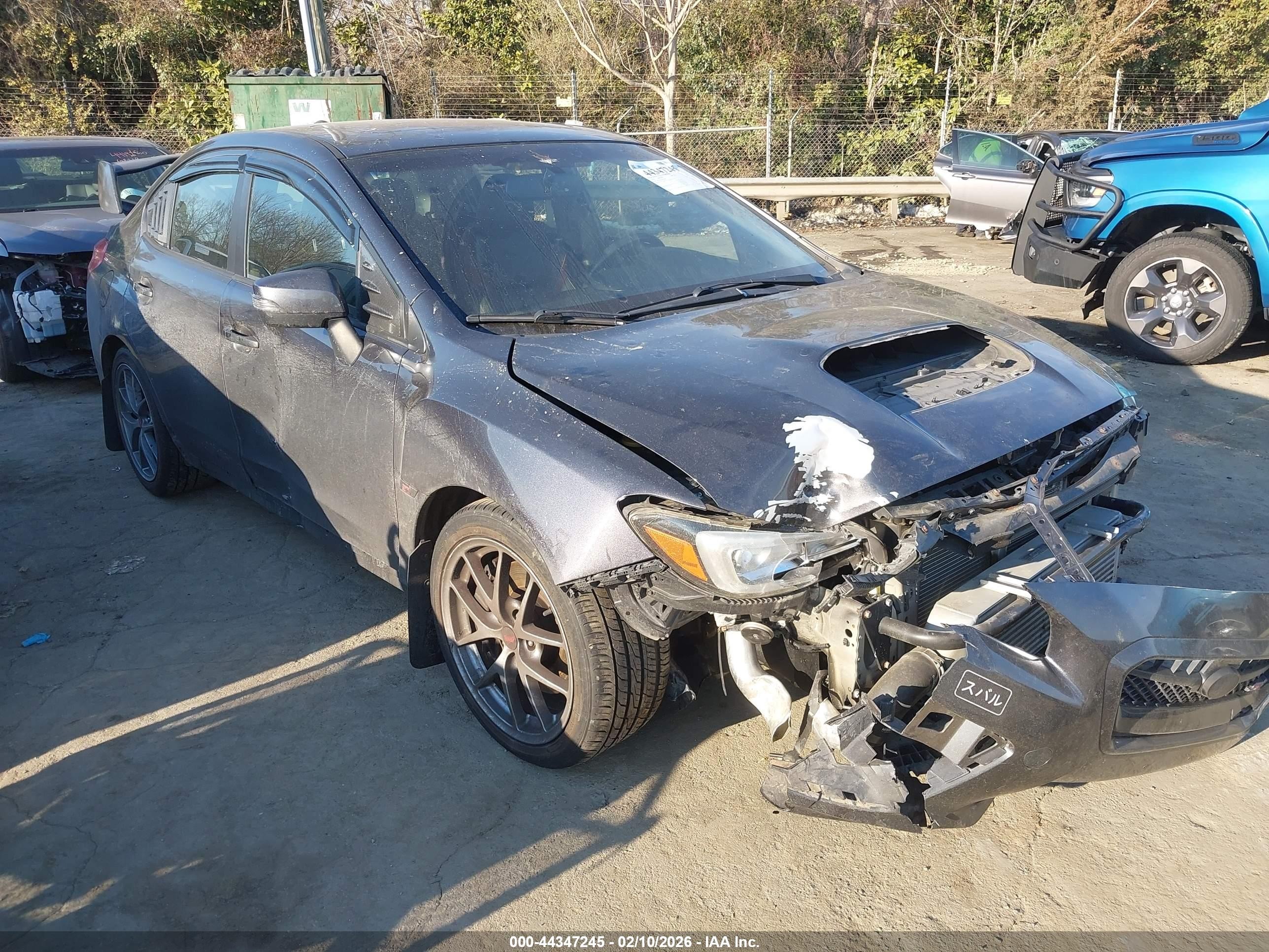 2015 Subaru Wrx Sti Limited Gray vin: JF1VA2S69F9810334