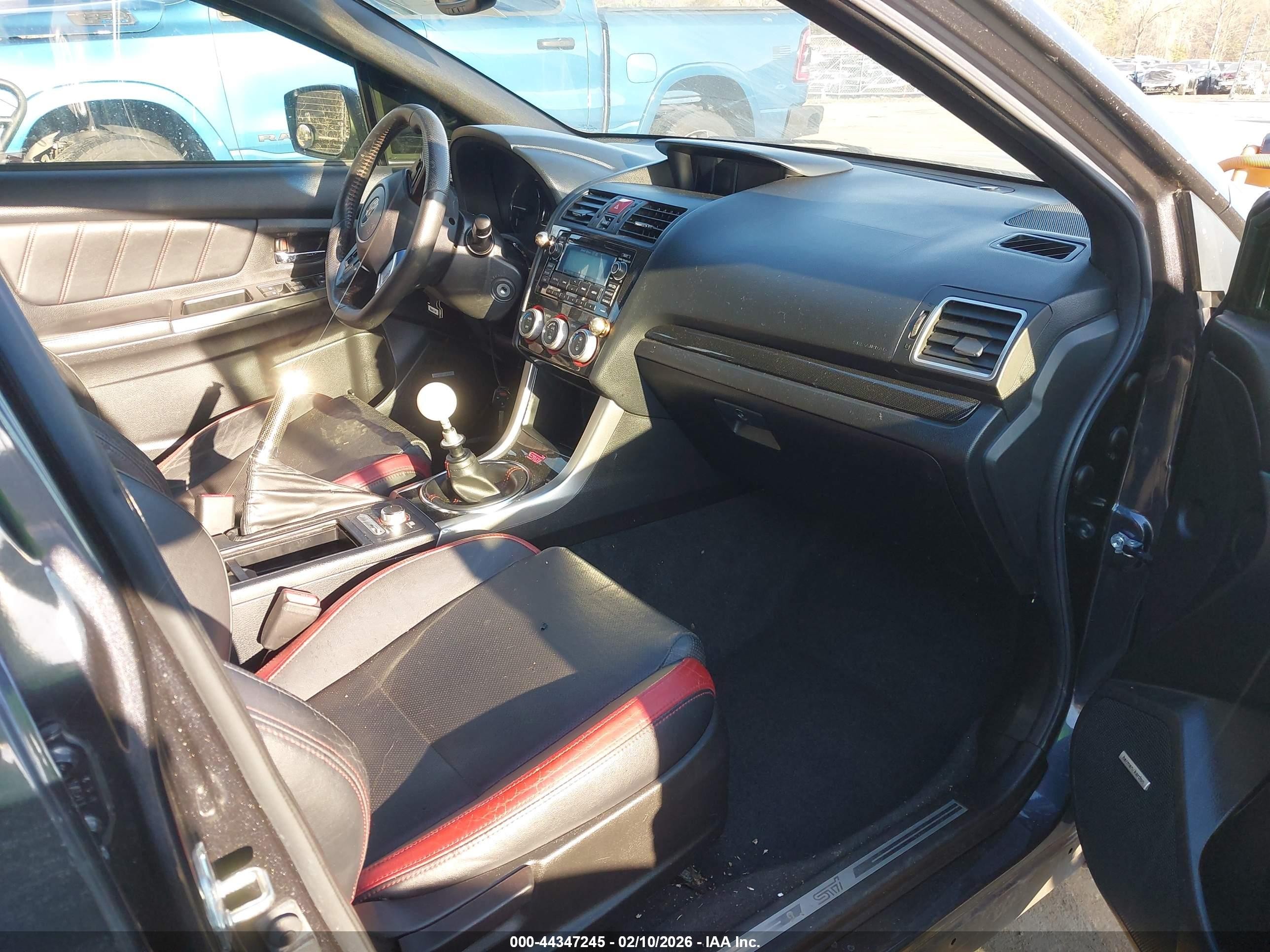 2015 Subaru Wrx Sti Limited Gray vin: JF1VA2S69F9810334