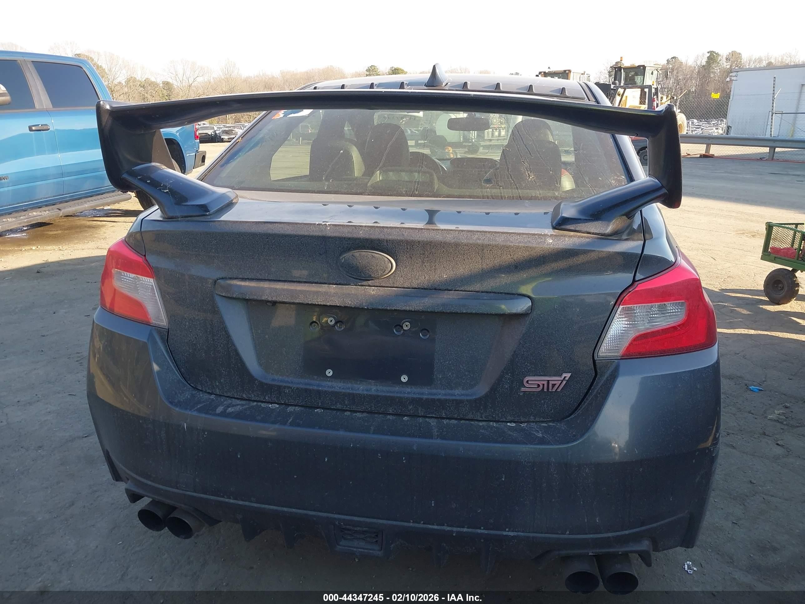 2015 Subaru Wrx Sti Limited Gray vin: JF1VA2S69F9810334