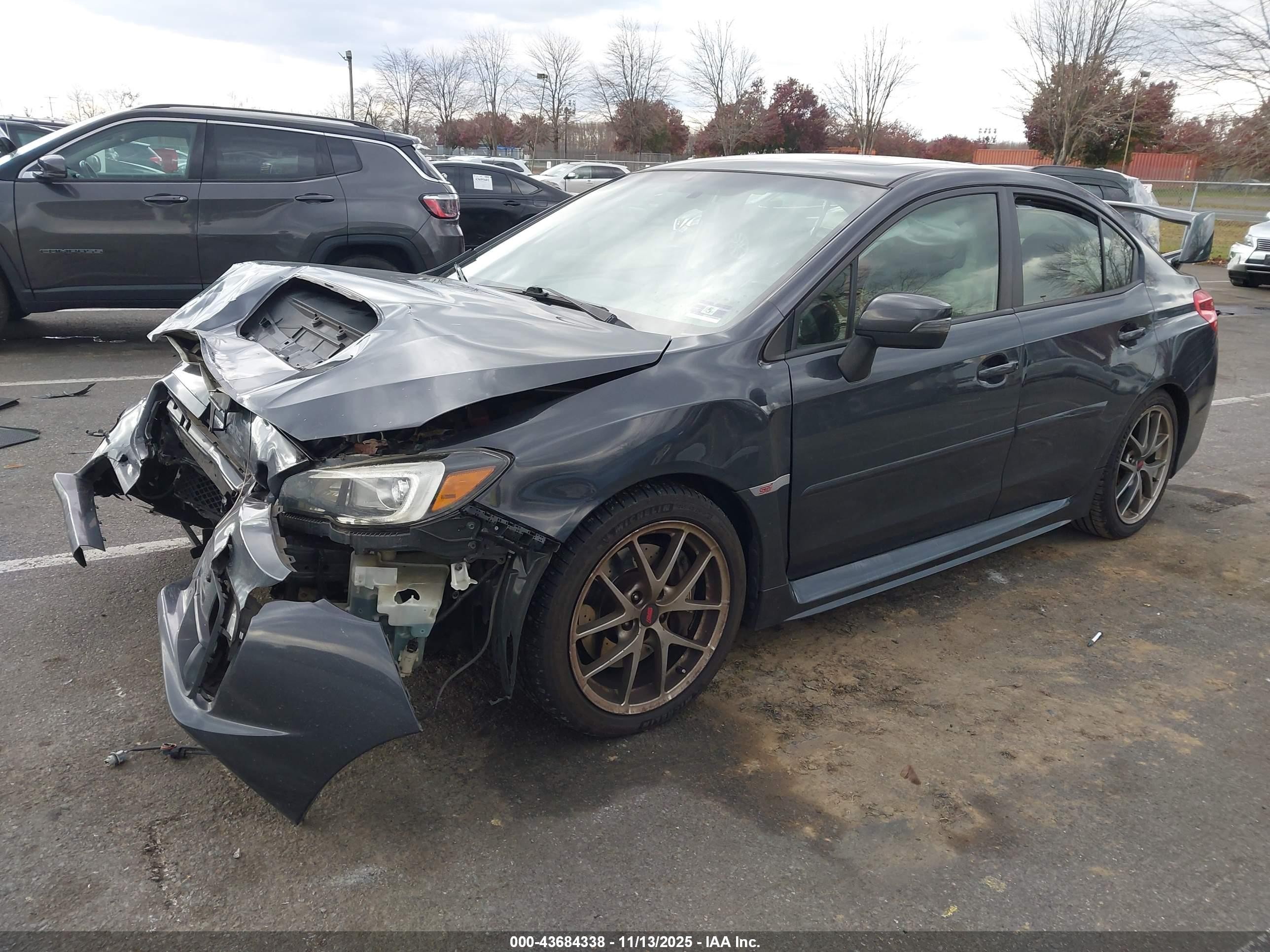 2015 Subaru Wrx Sti Limited Gray vin: JF1VA2S69F9834679