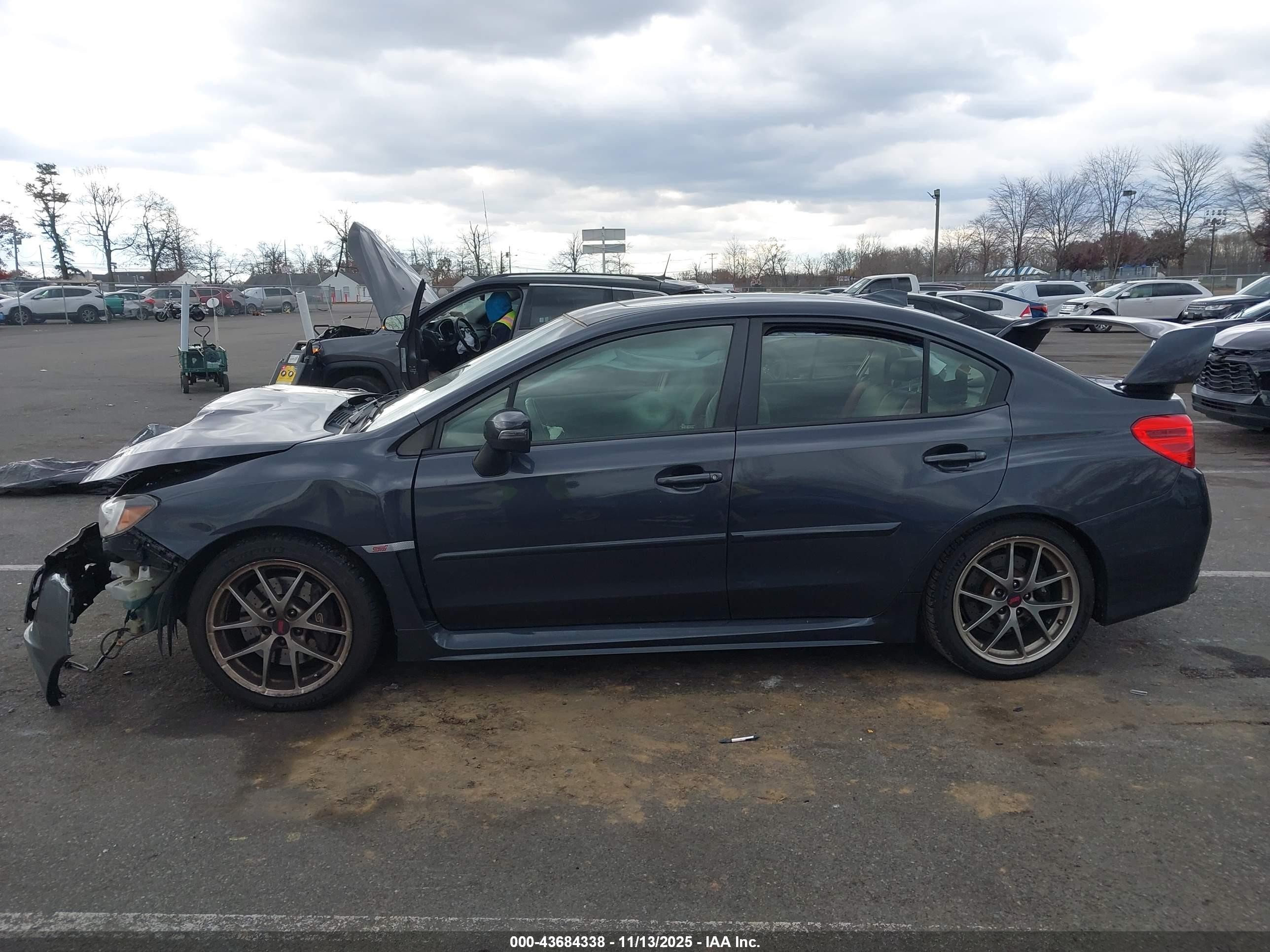 2015 Subaru Wrx Sti Limited Gray vin: JF1VA2S69F9834679