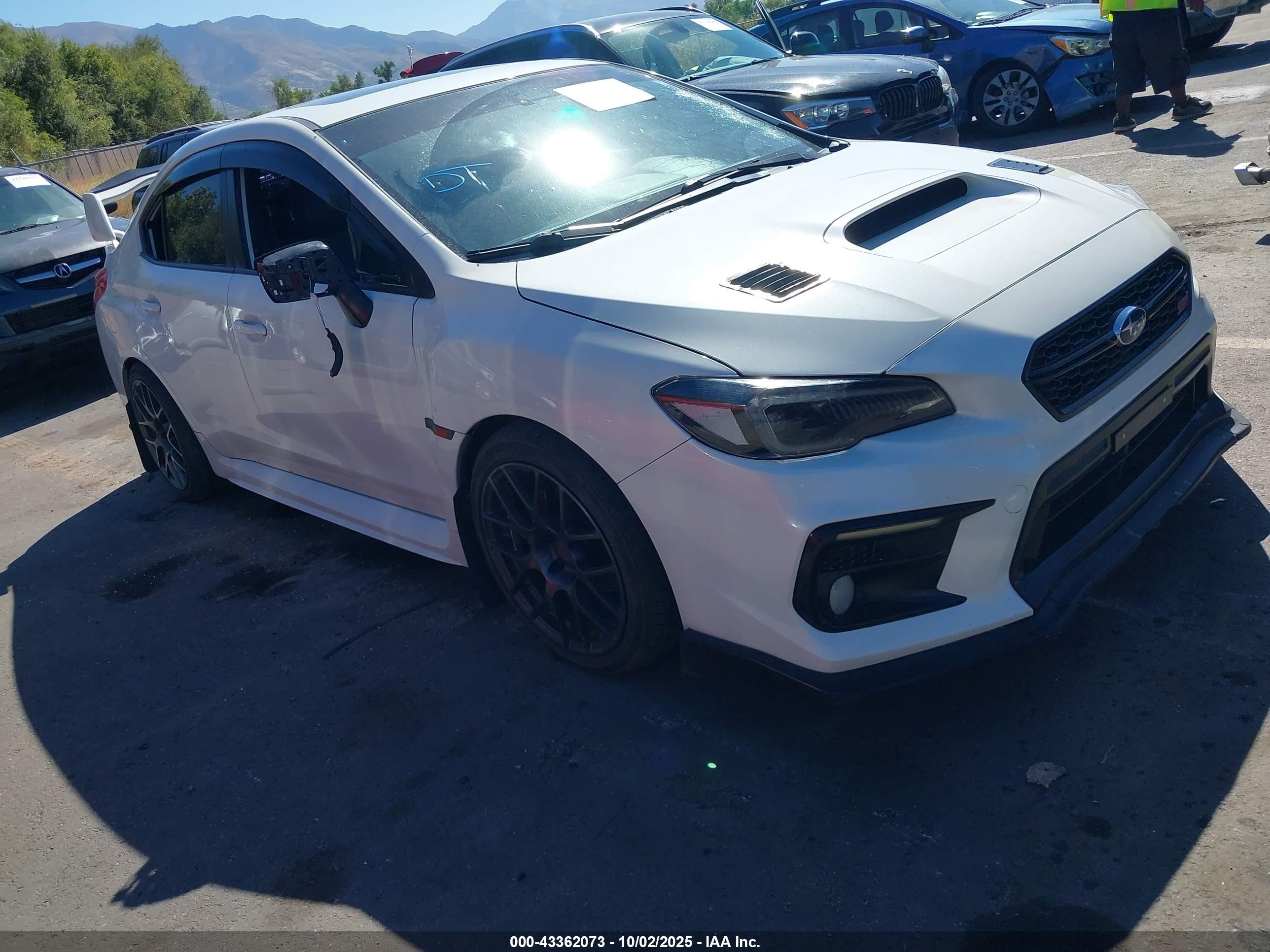 2015 Subaru Wrx Sti Limited White vin: JF1VA2S6XF9814215