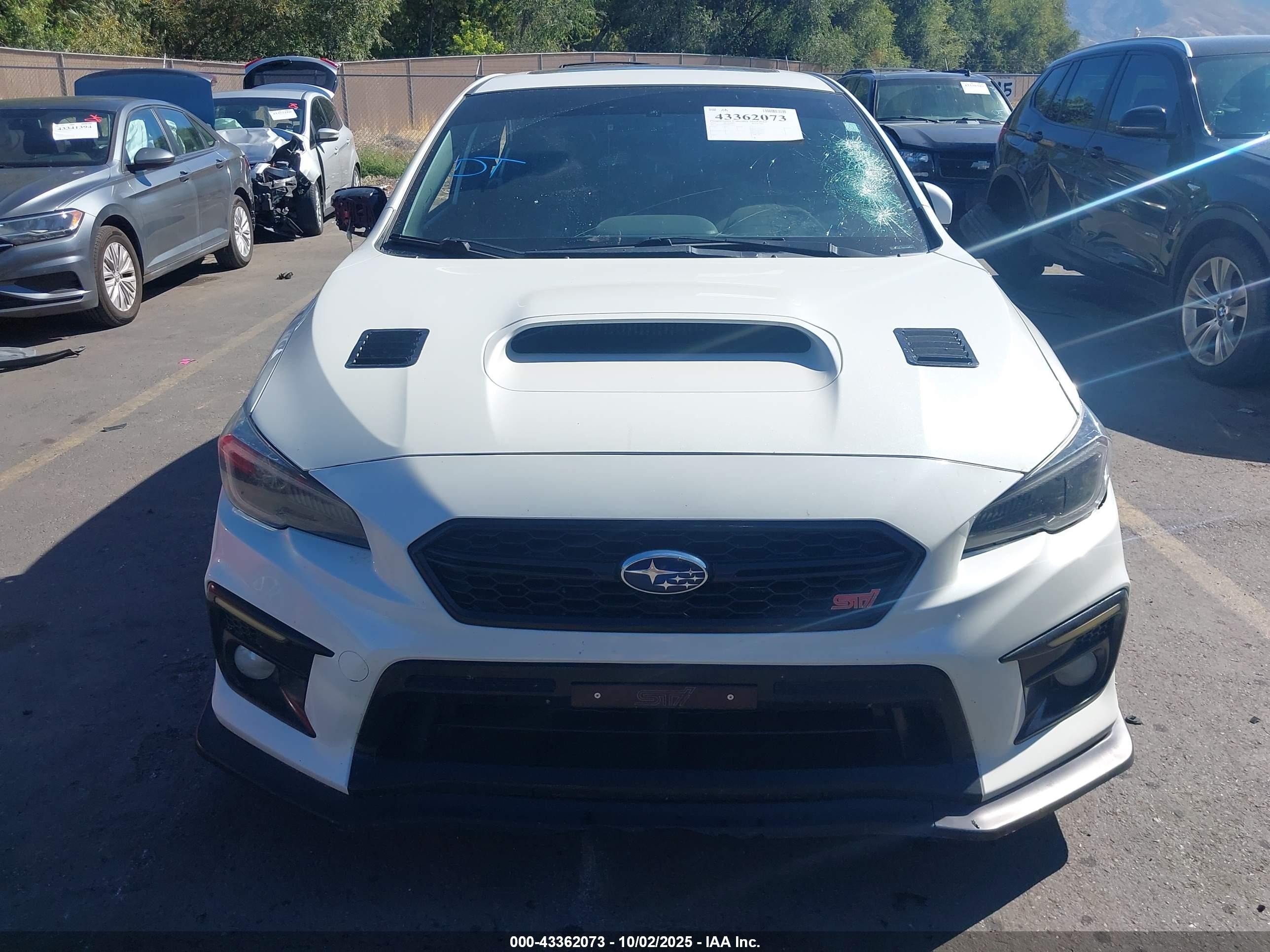 2015 Subaru Wrx Sti Limited White vin: JF1VA2S6XF9814215