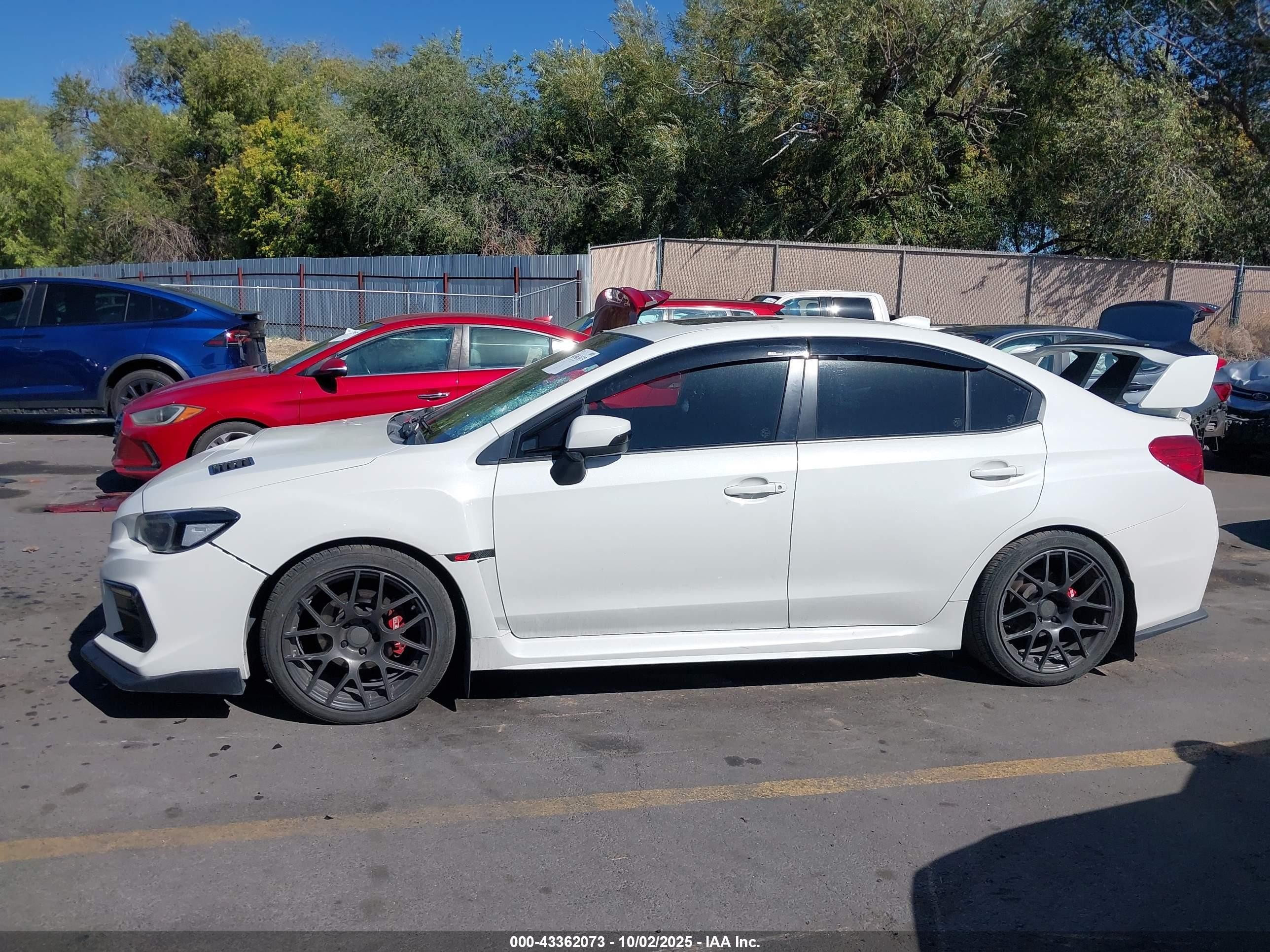 2015 Subaru Wrx Sti Limited White vin: JF1VA2S6XF9814215