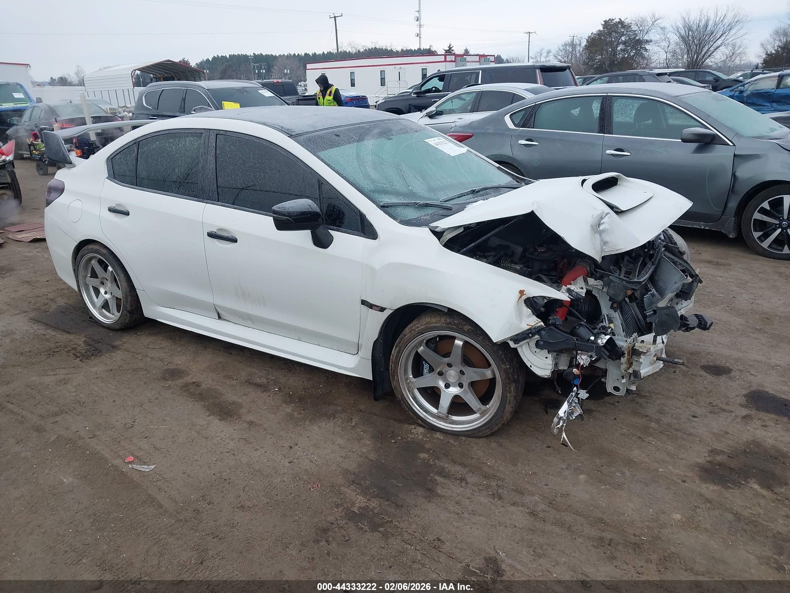 2015 Subaru Wrx Sti Limited White vin: JF1VA2S6XF9820807