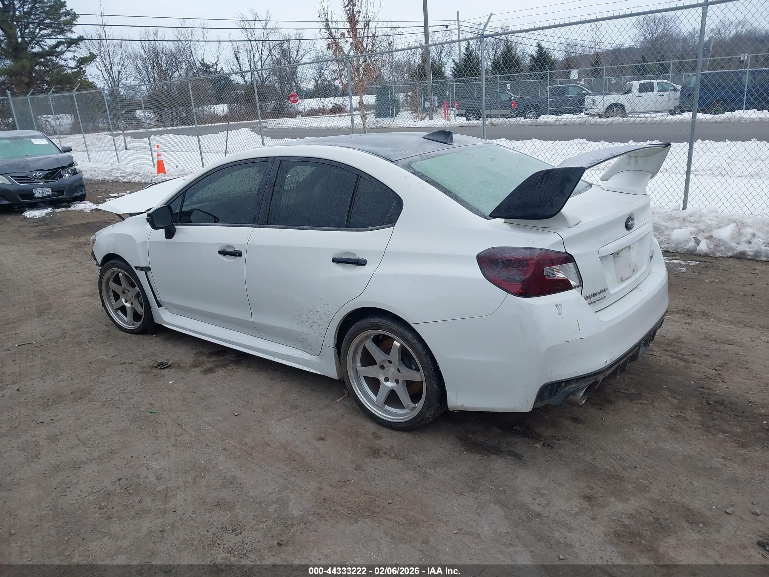 2015 Subaru Wrx Sti Limited White vin: JF1VA2S6XF9820807
