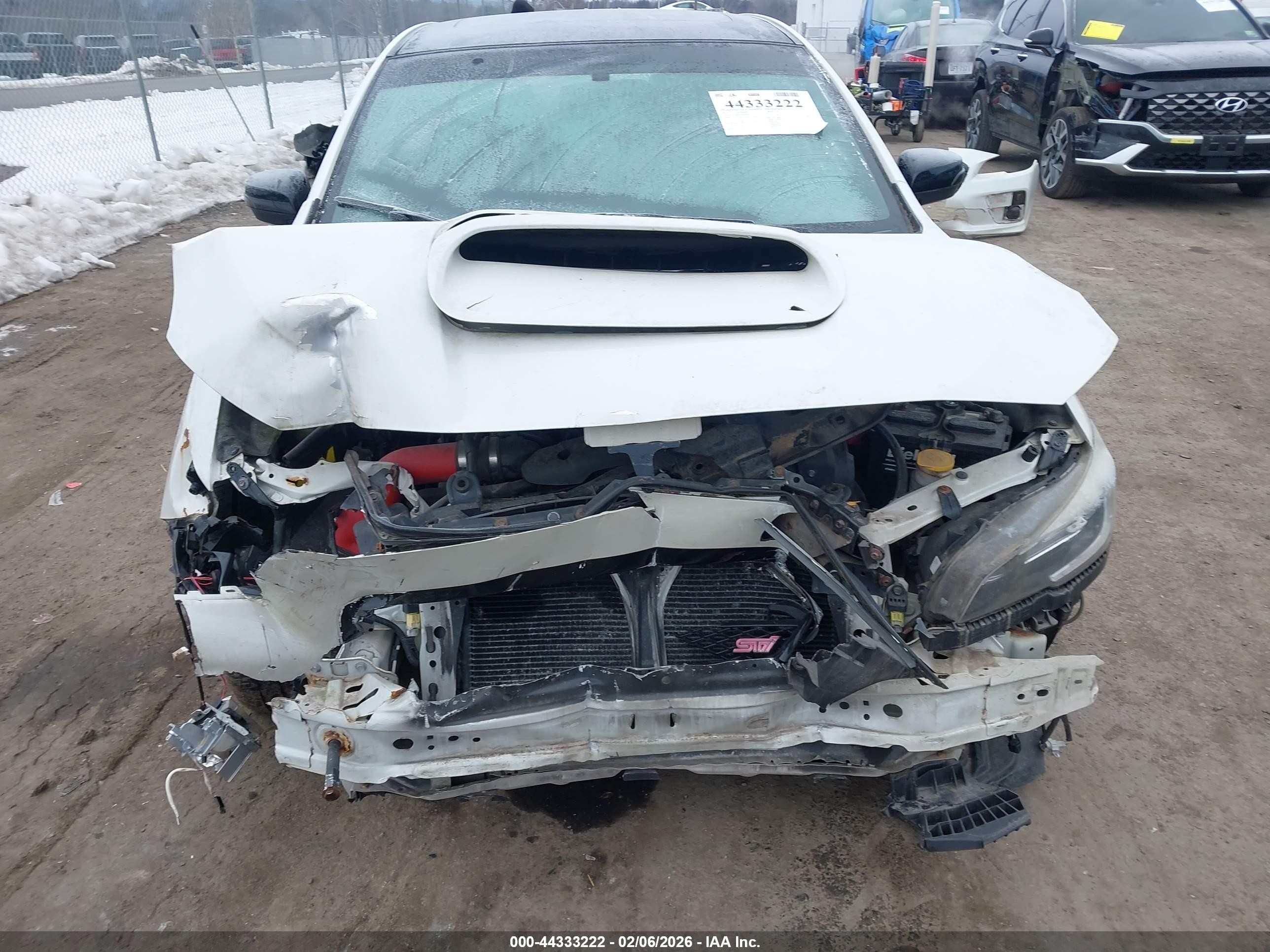 2015 Subaru Wrx Sti Limited White vin: JF1VA2S6XF9820807