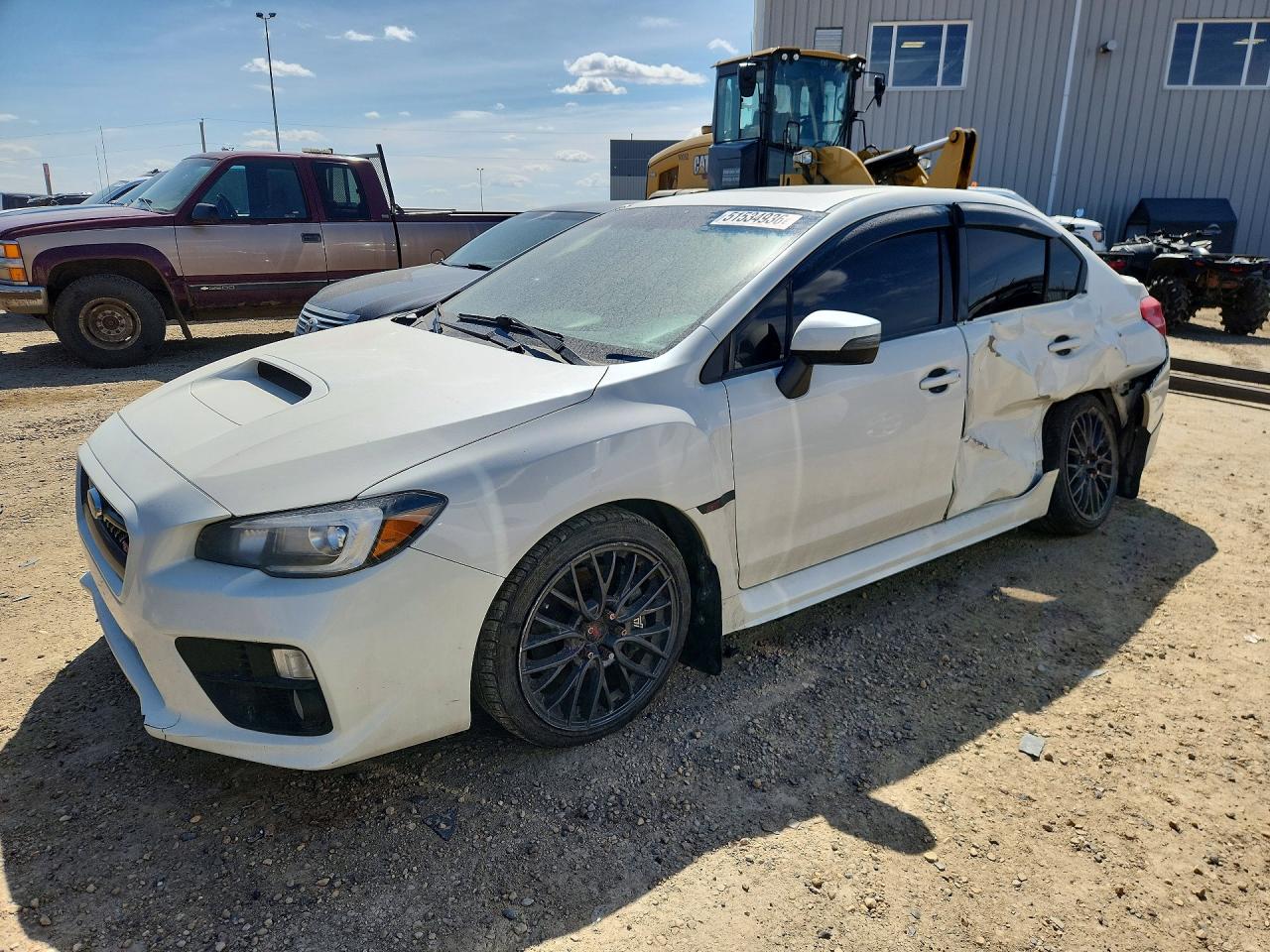 2016 Subaru Wrx Sti Limited Белый vin: JF1VA2T65G9812369