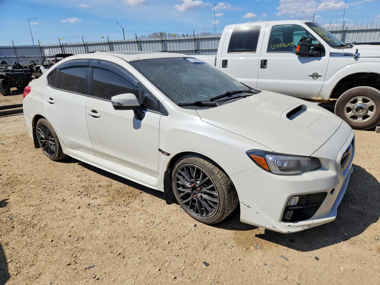 2016 Subaru Wrx Sti Limited Белый vin: JF1VA2T65G9812369