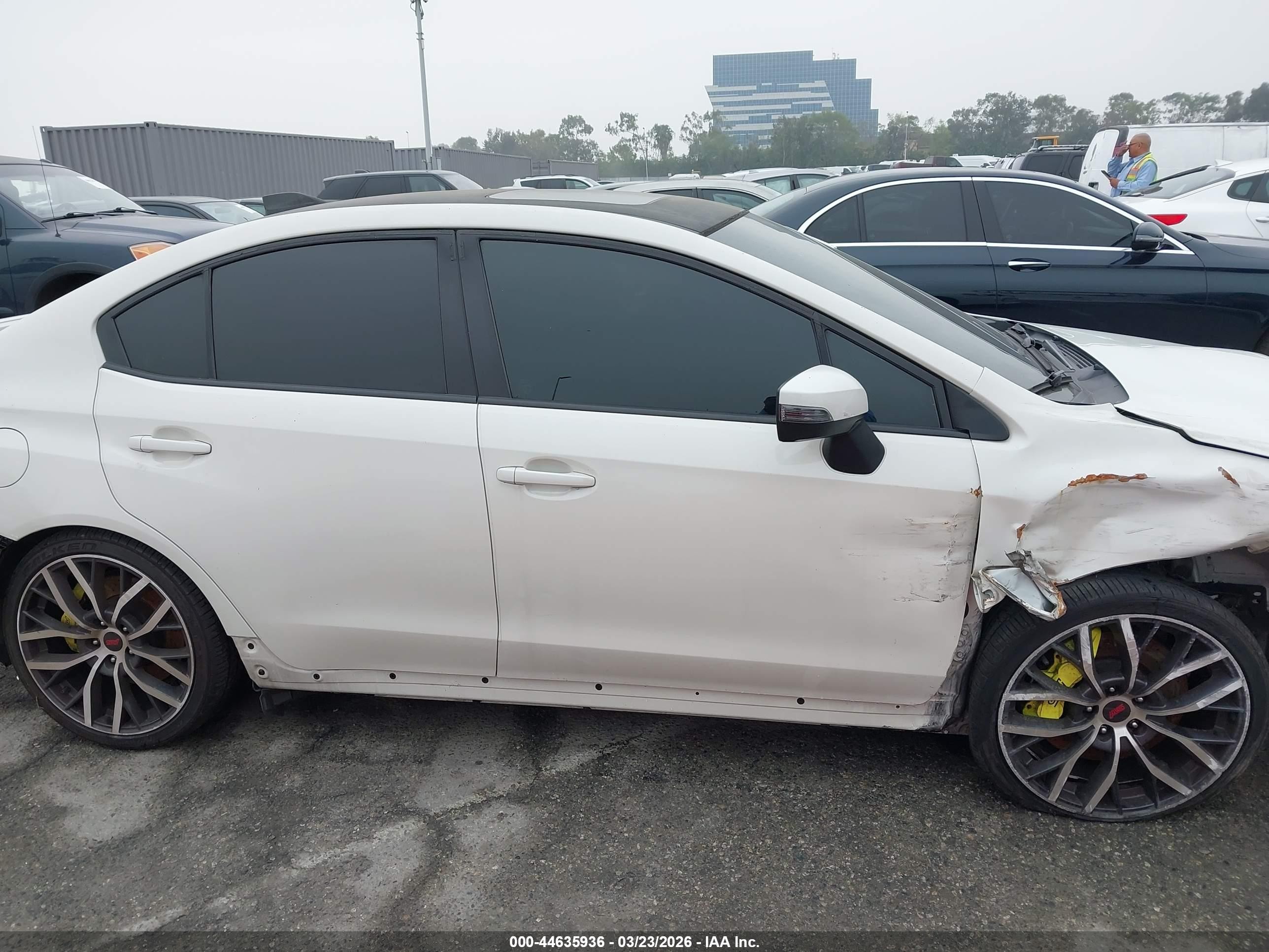 2021 Subaru Wrx Sti Limited White vin: JF1VA2T66M9820220