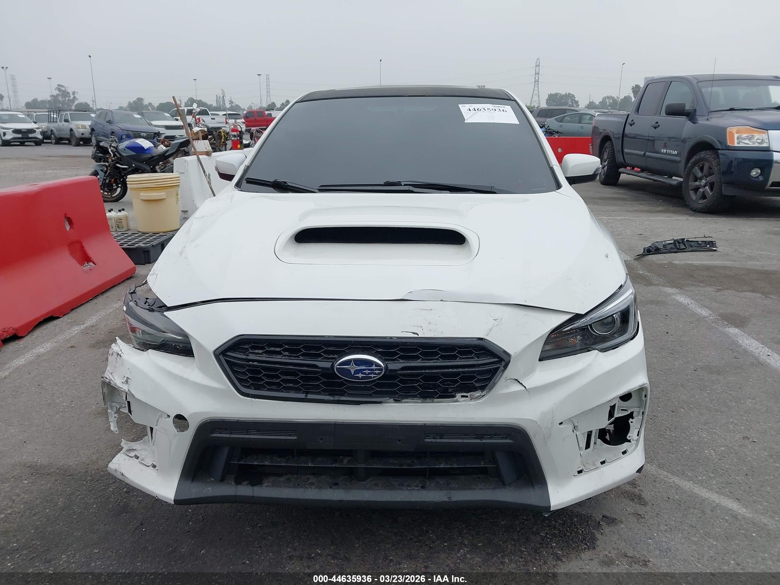 2021 Subaru Wrx Sti Limited White vin: JF1VA2T66M9820220