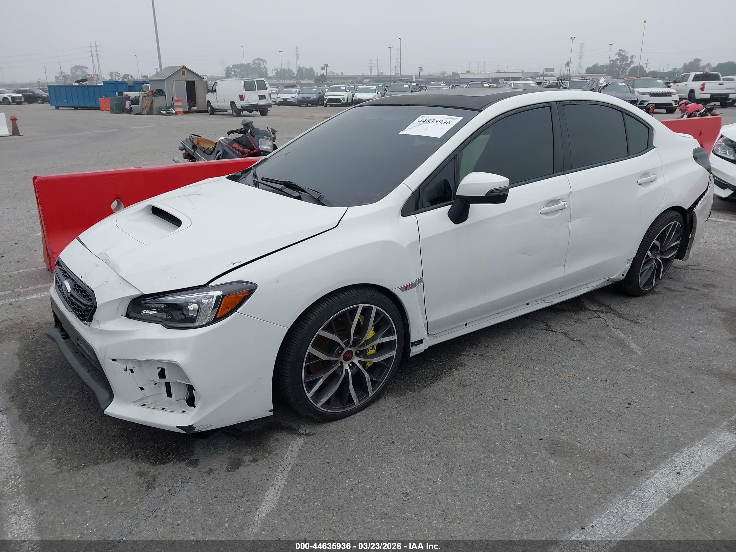 2021 Subaru Wrx Sti Limited White vin: JF1VA2T66M9820220