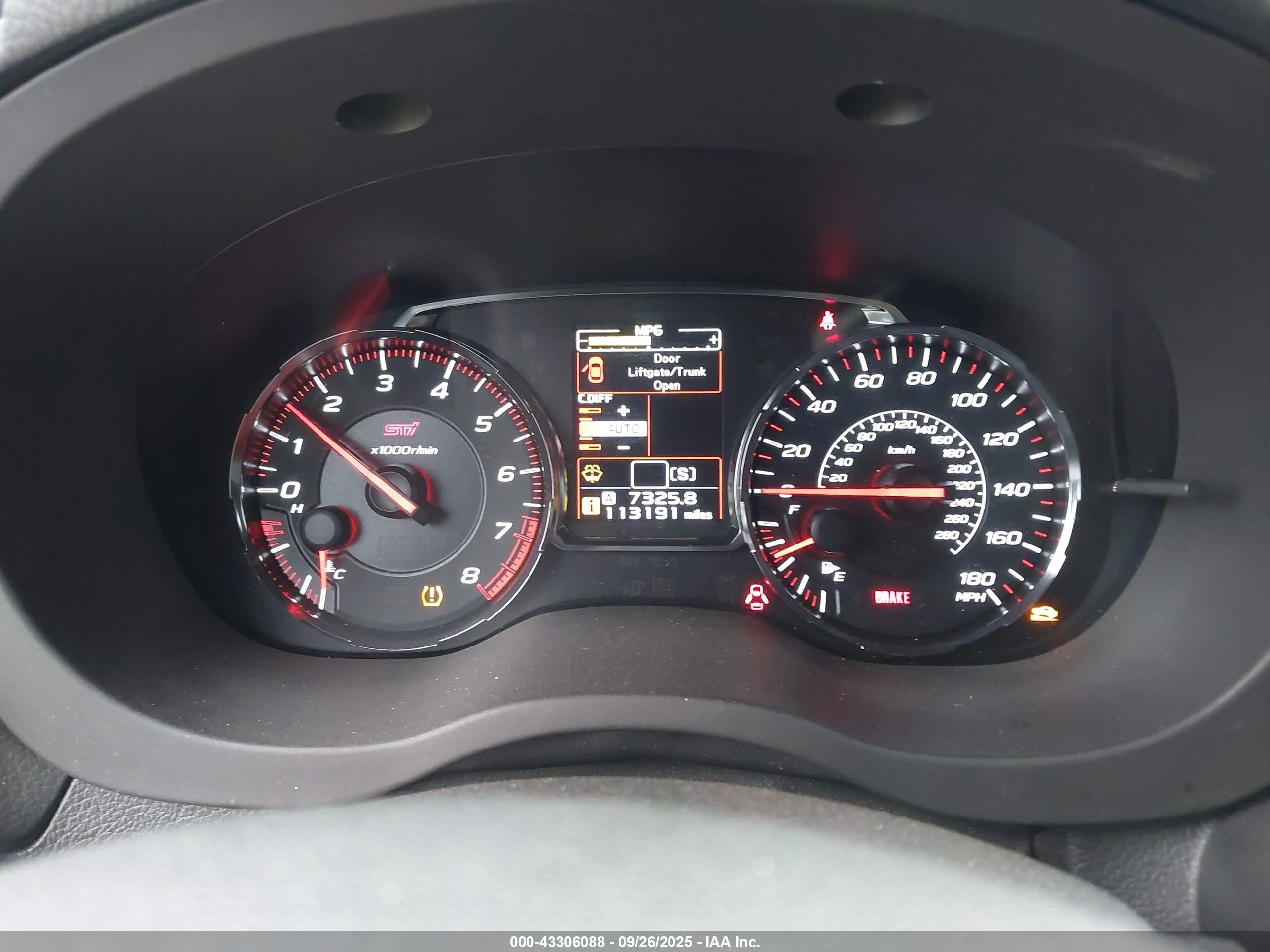 2018 Subaru Wrx Sti Limited Синий vin: JF1VA2T67J9823798