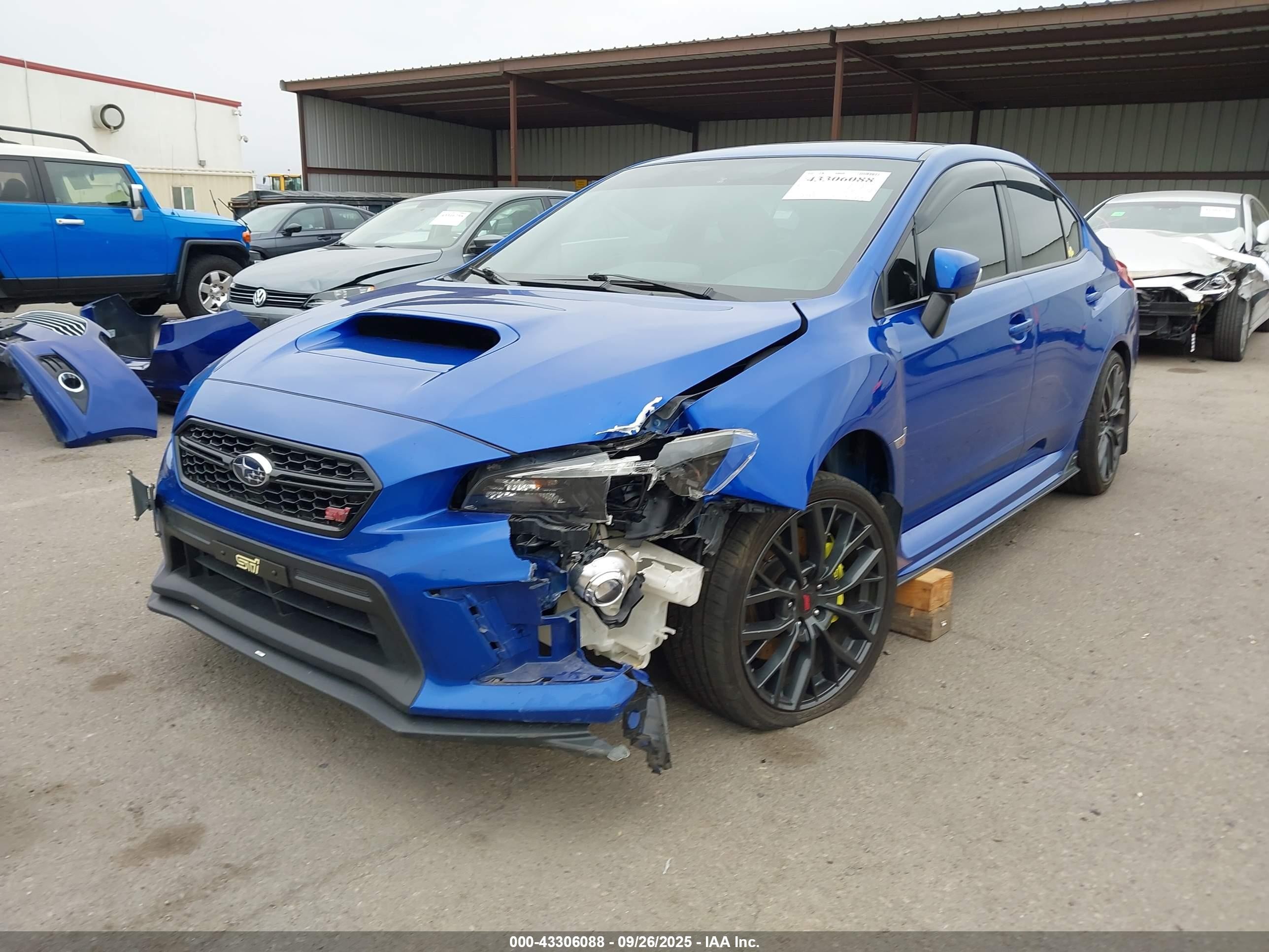 2018 Subaru Wrx Sti Limited Синий vin: JF1VA2T67J9823798