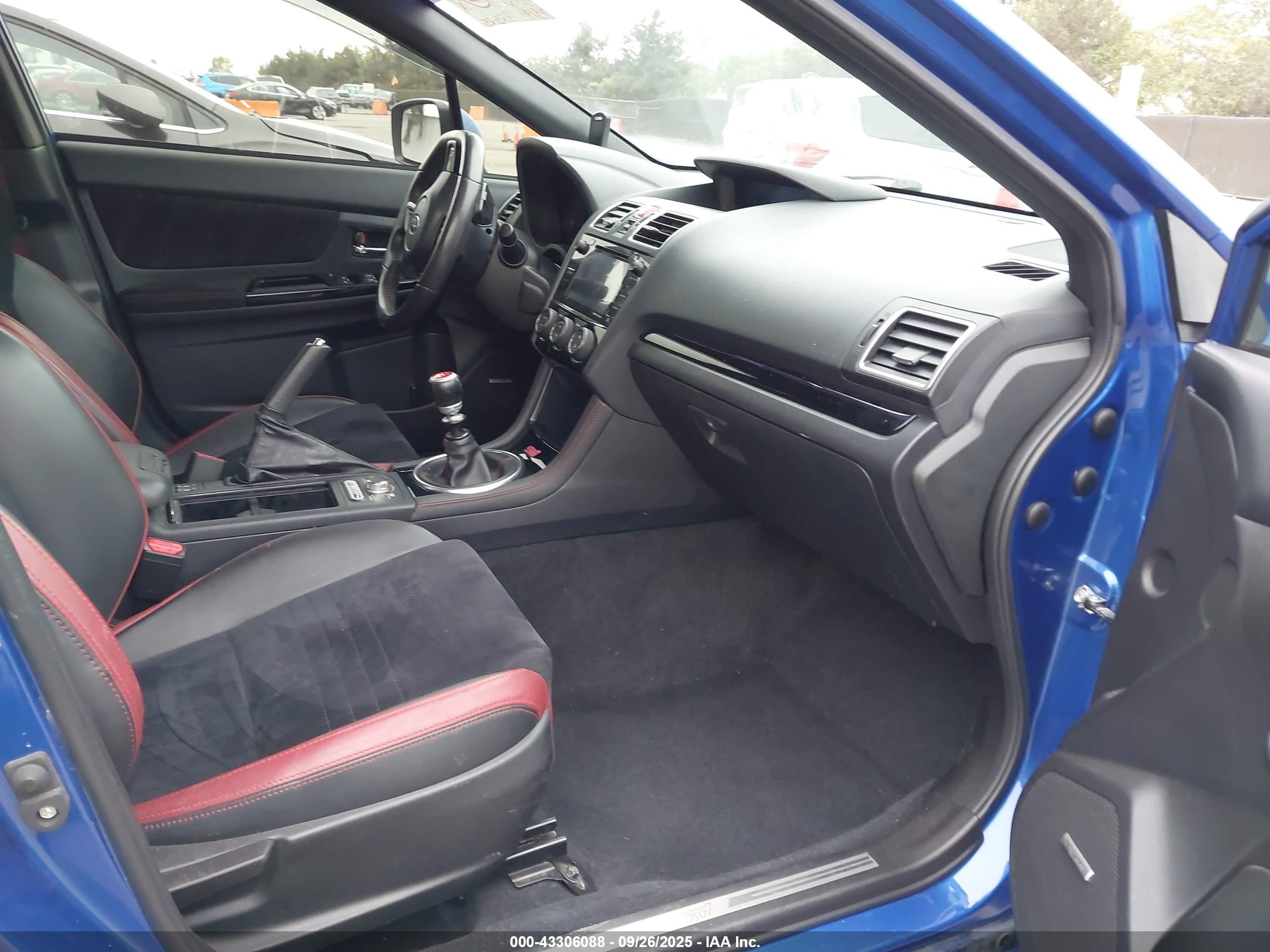2018 Subaru Wrx Sti Limited Синий vin: JF1VA2T67J9823798