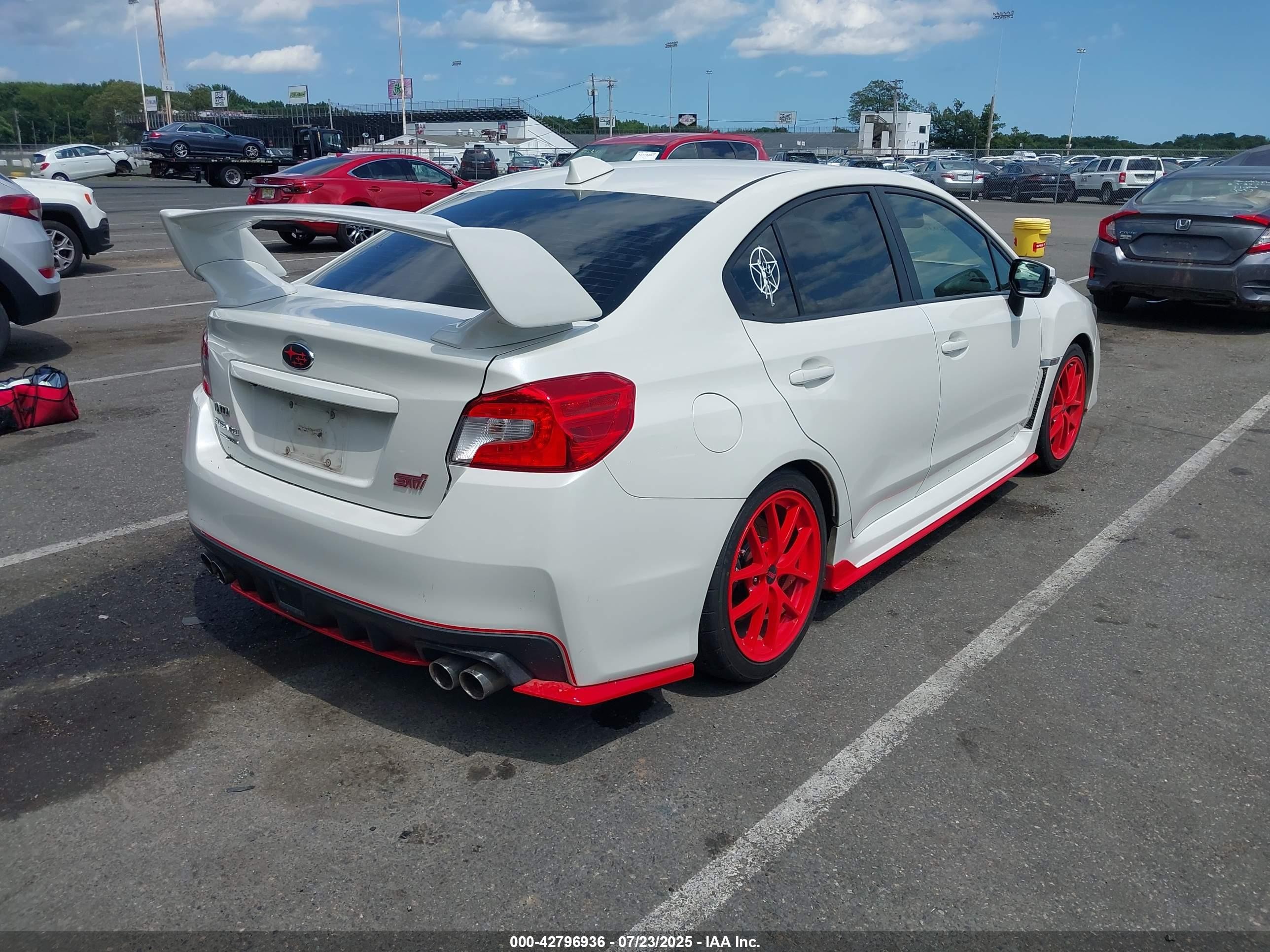 2015 Subaru Wrx Sti Limited White vin: JF1VA2U60F9826399