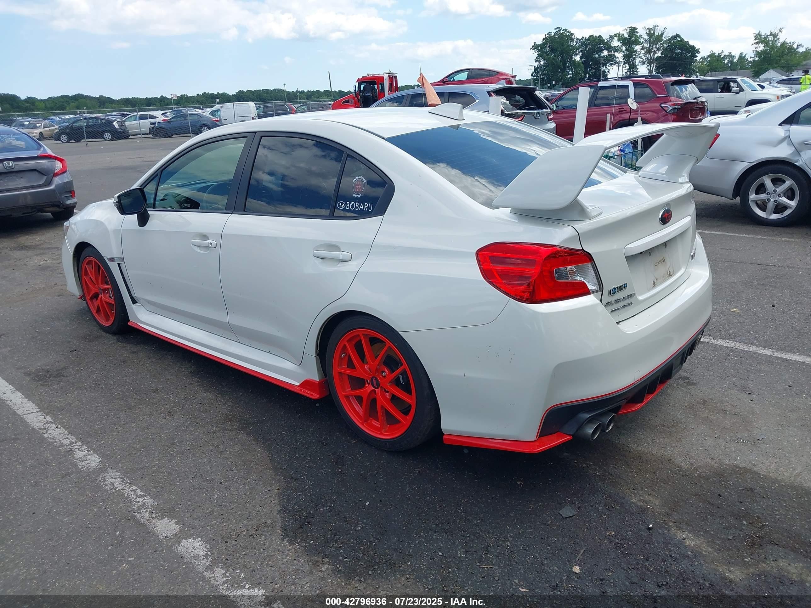 2015 Subaru Wrx Sti Limited White vin: JF1VA2U60F9826399