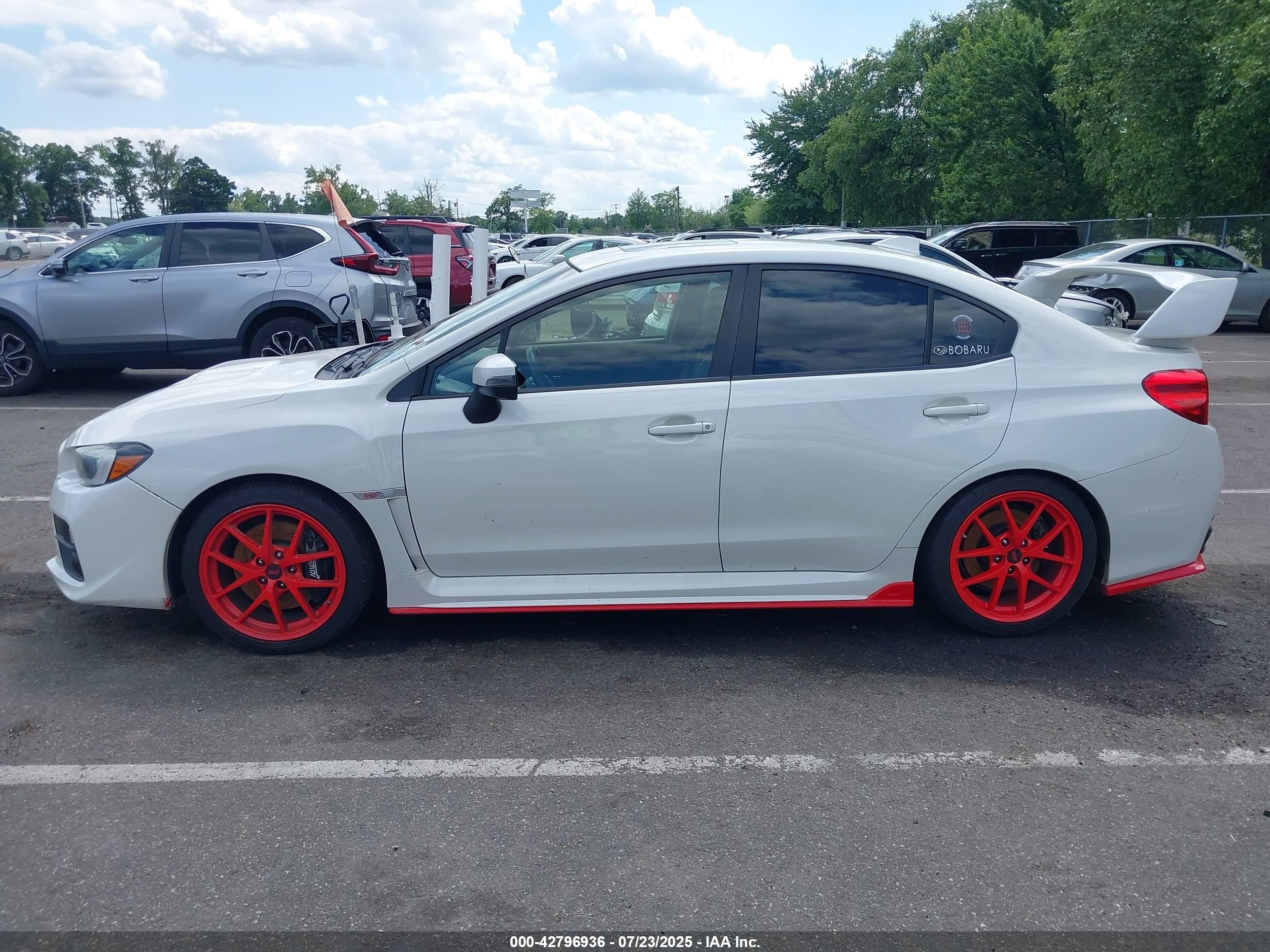 2015 Subaru Wrx Sti Limited White vin: JF1VA2U60F9826399