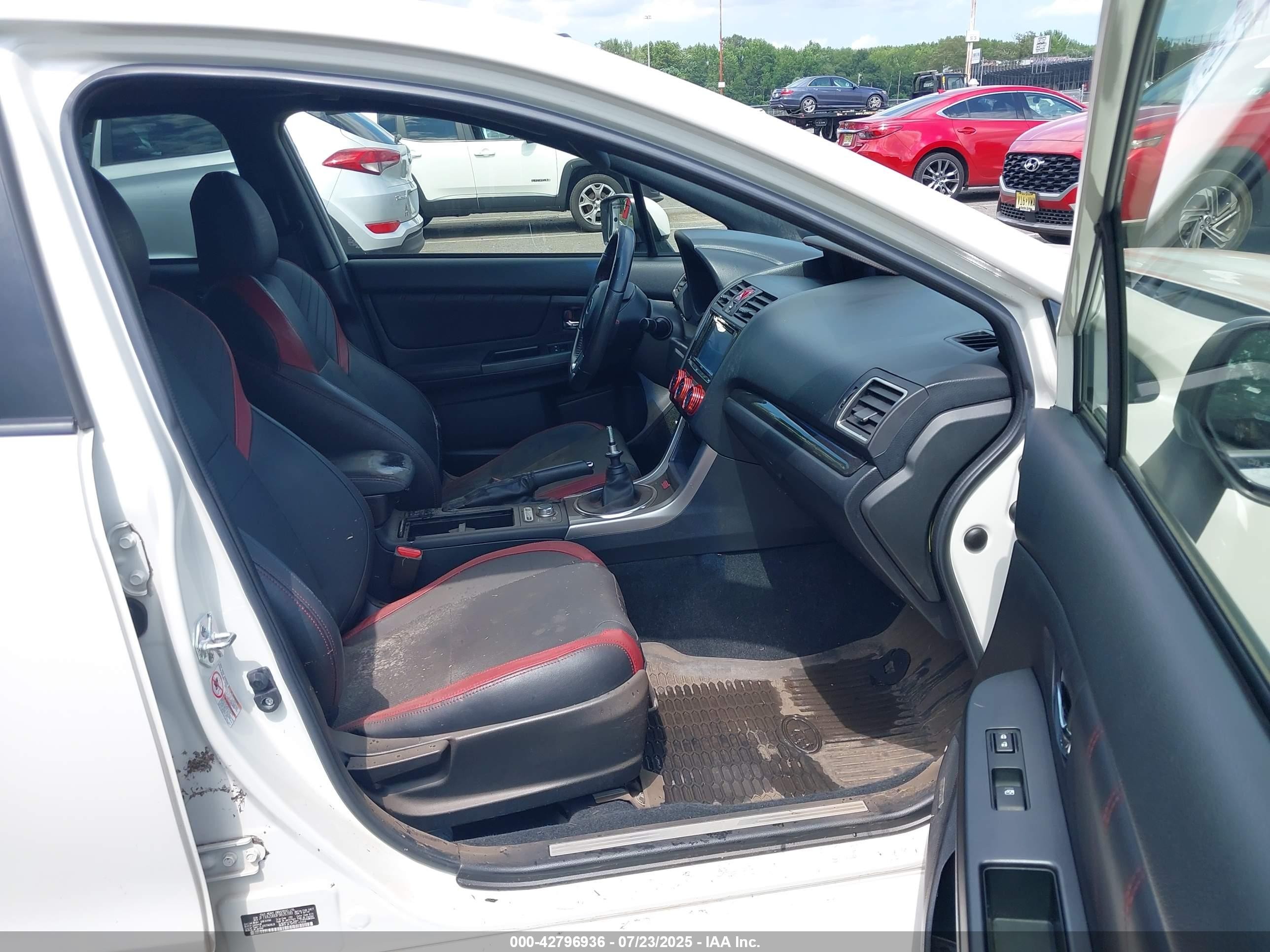 2015 Subaru Wrx Sti Limited White vin: JF1VA2U60F9826399