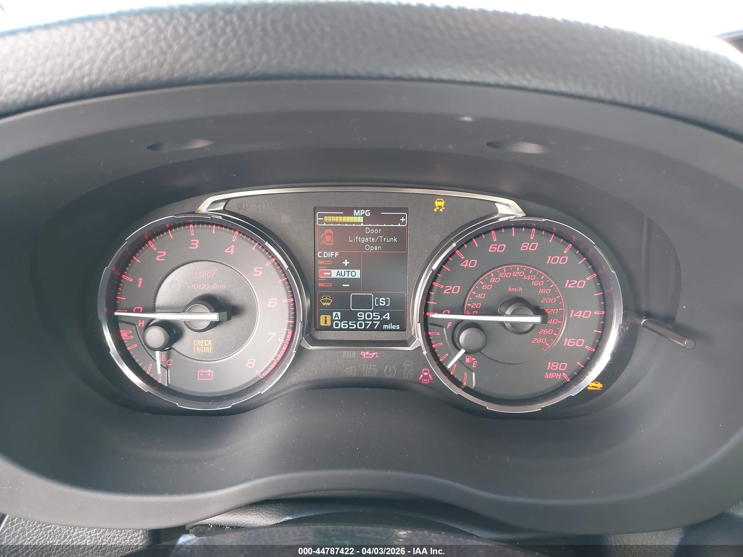 2015 Subaru Wrx Sti Limited Silver vin: JF1VA2U66F9807369