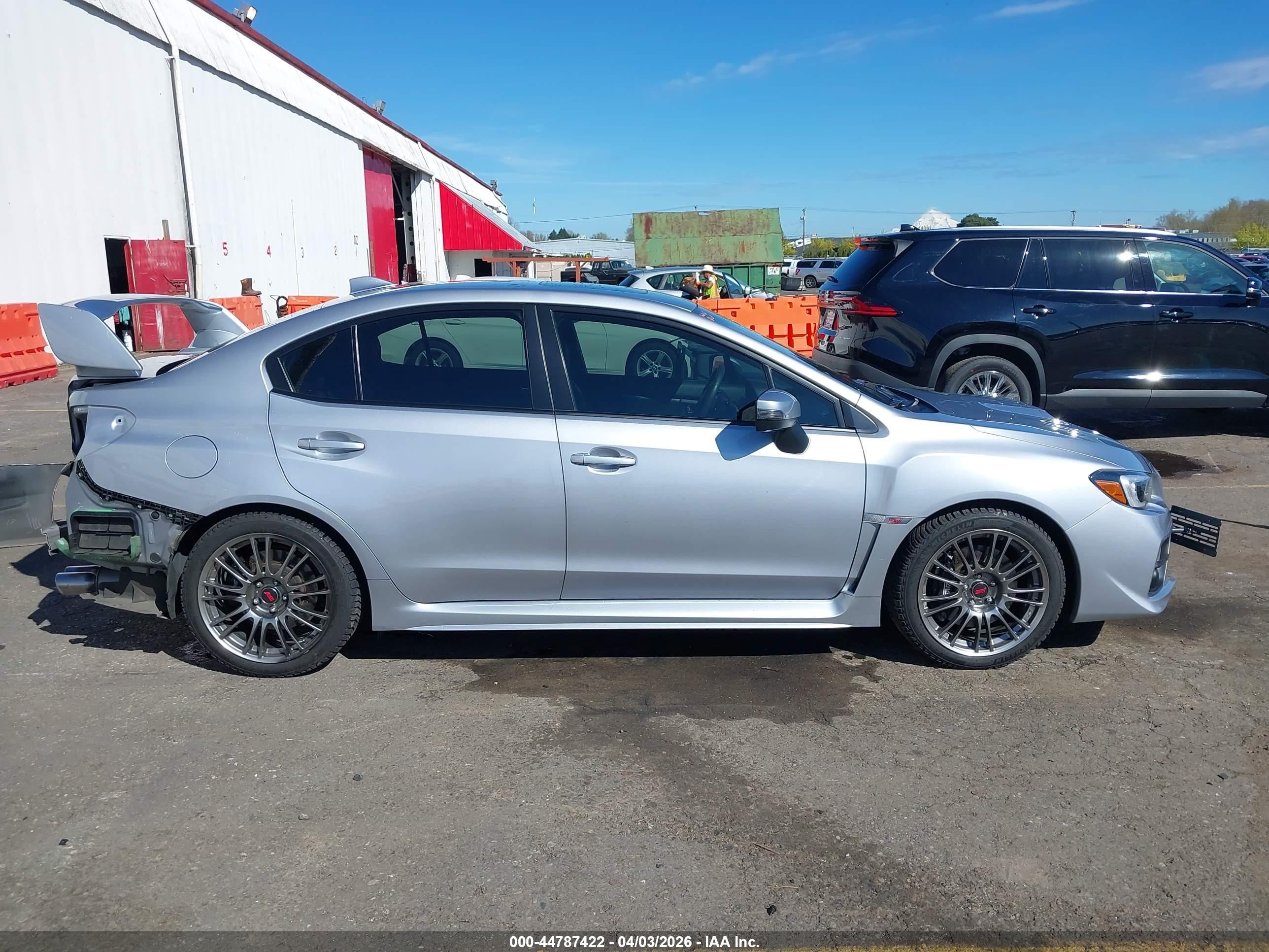 2015 Subaru Wrx Sti Limited Silver vin: JF1VA2U66F9807369