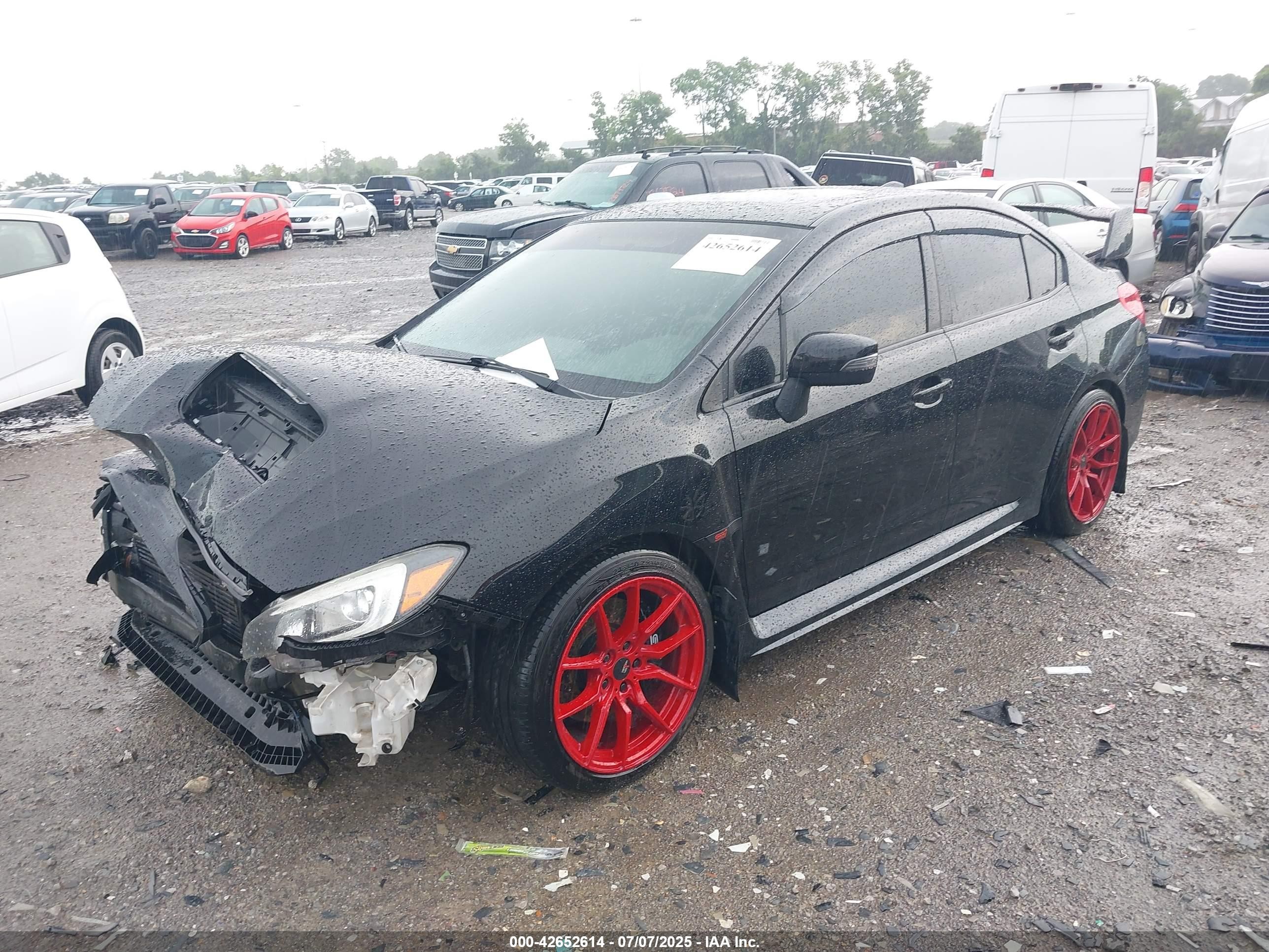 2015 Subaru Wrx Sti Limited Black vin: JF1VA2U68F9808958