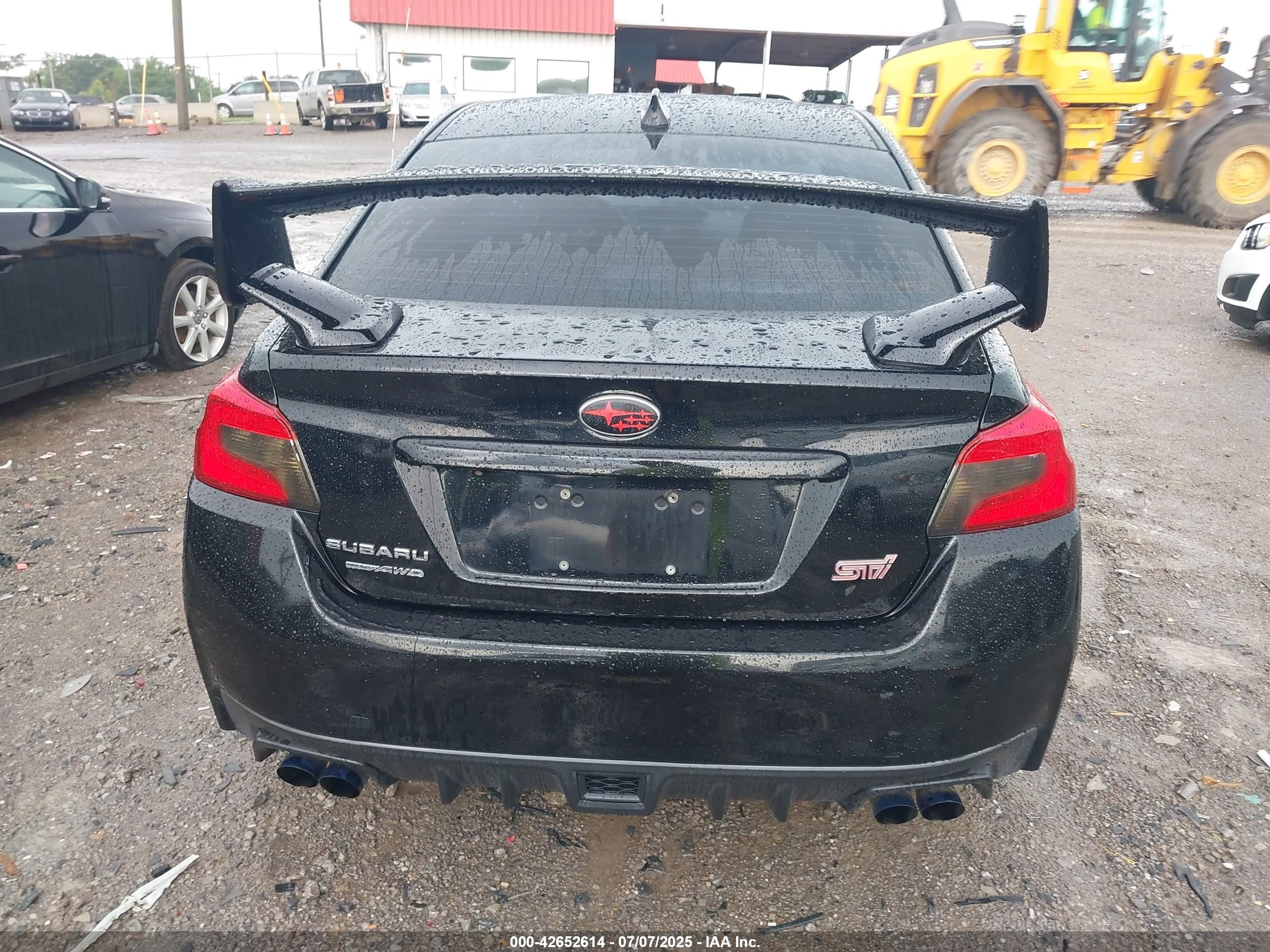 2015 Subaru Wrx Sti Limited Black vin: JF1VA2U68F9808958