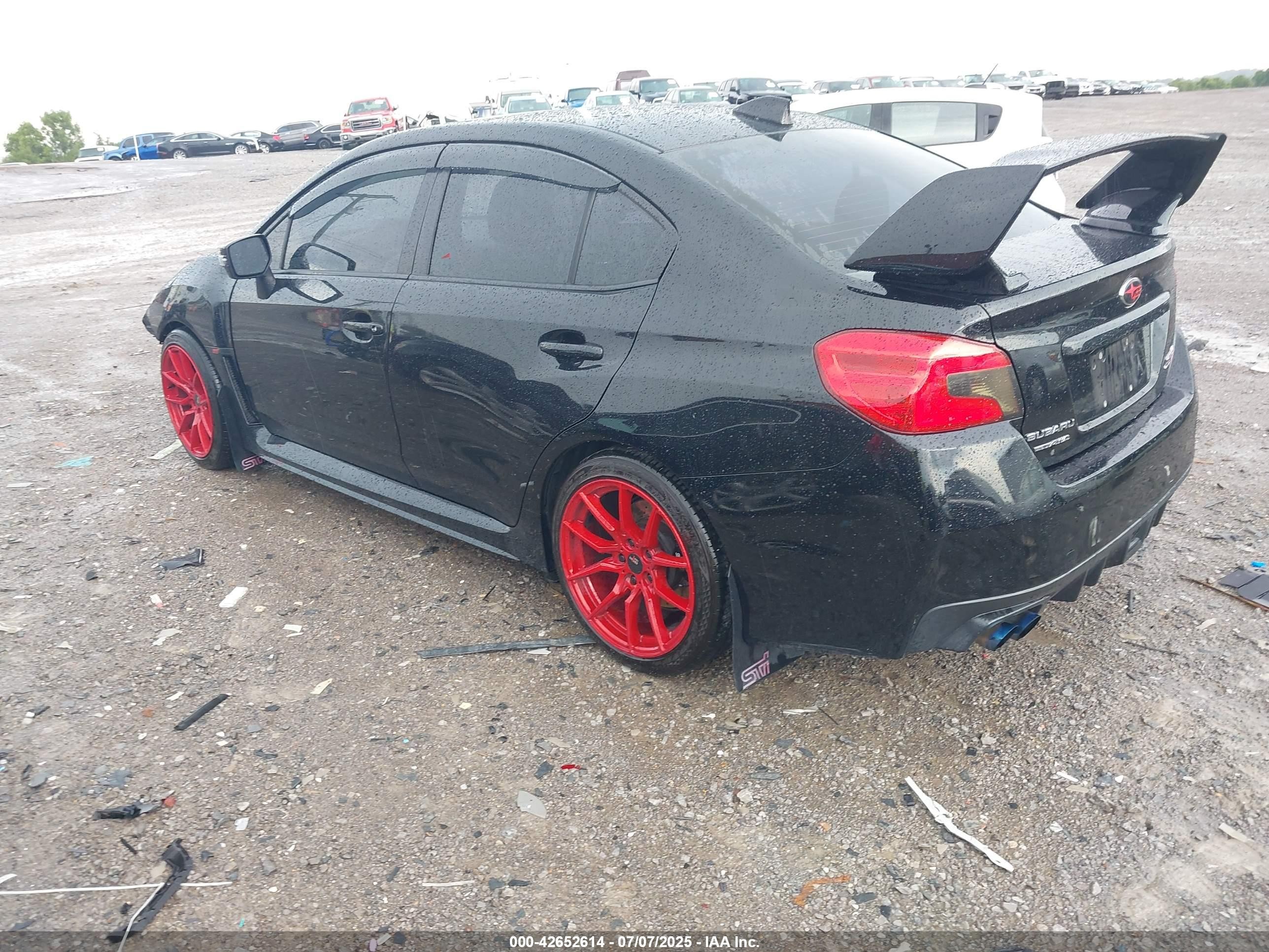 2015 Subaru Wrx Sti Limited Black vin: JF1VA2U68F9808958