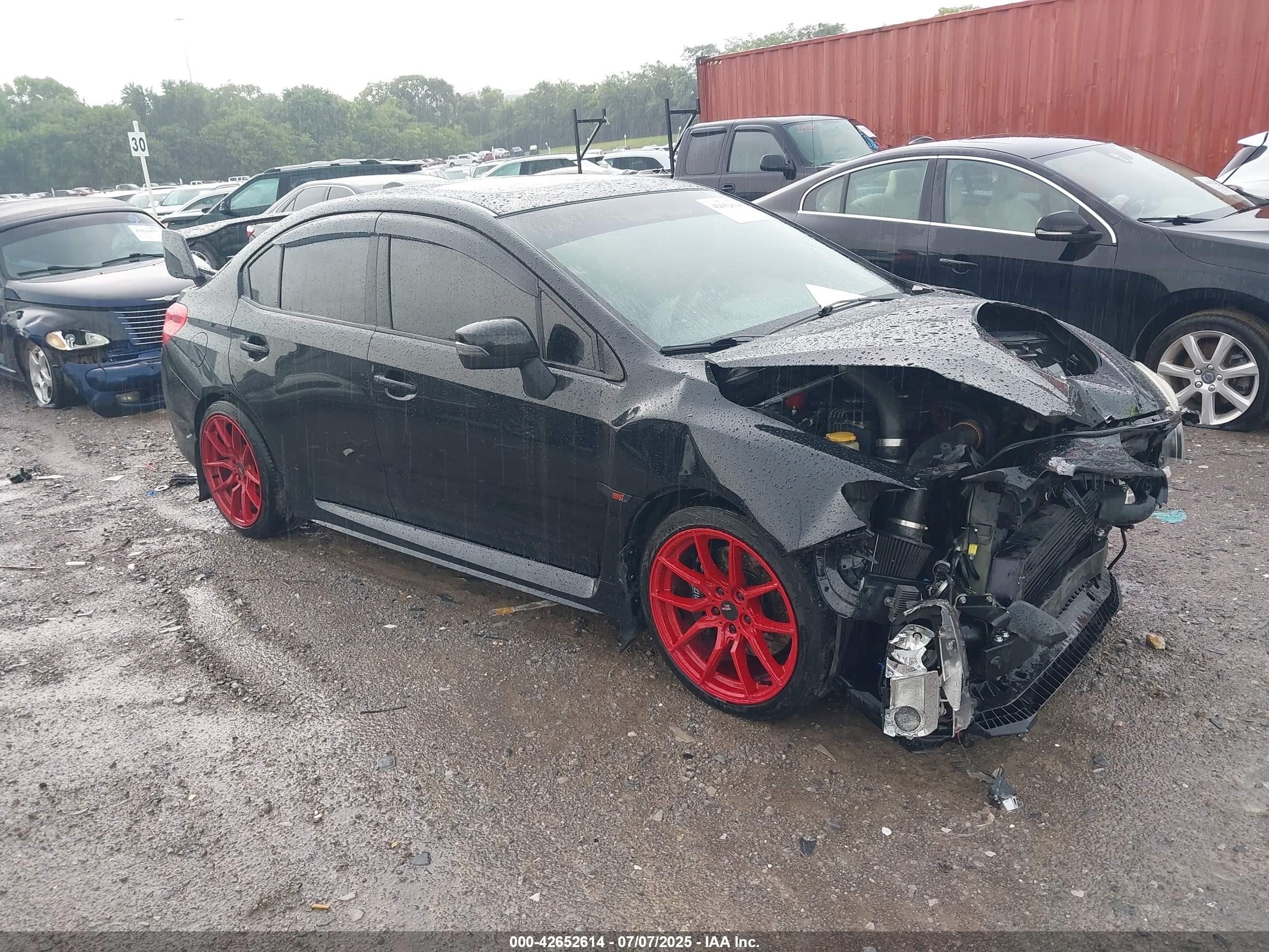 2015 Subaru Wrx Sti Limited Black vin: JF1VA2U68F9808958
