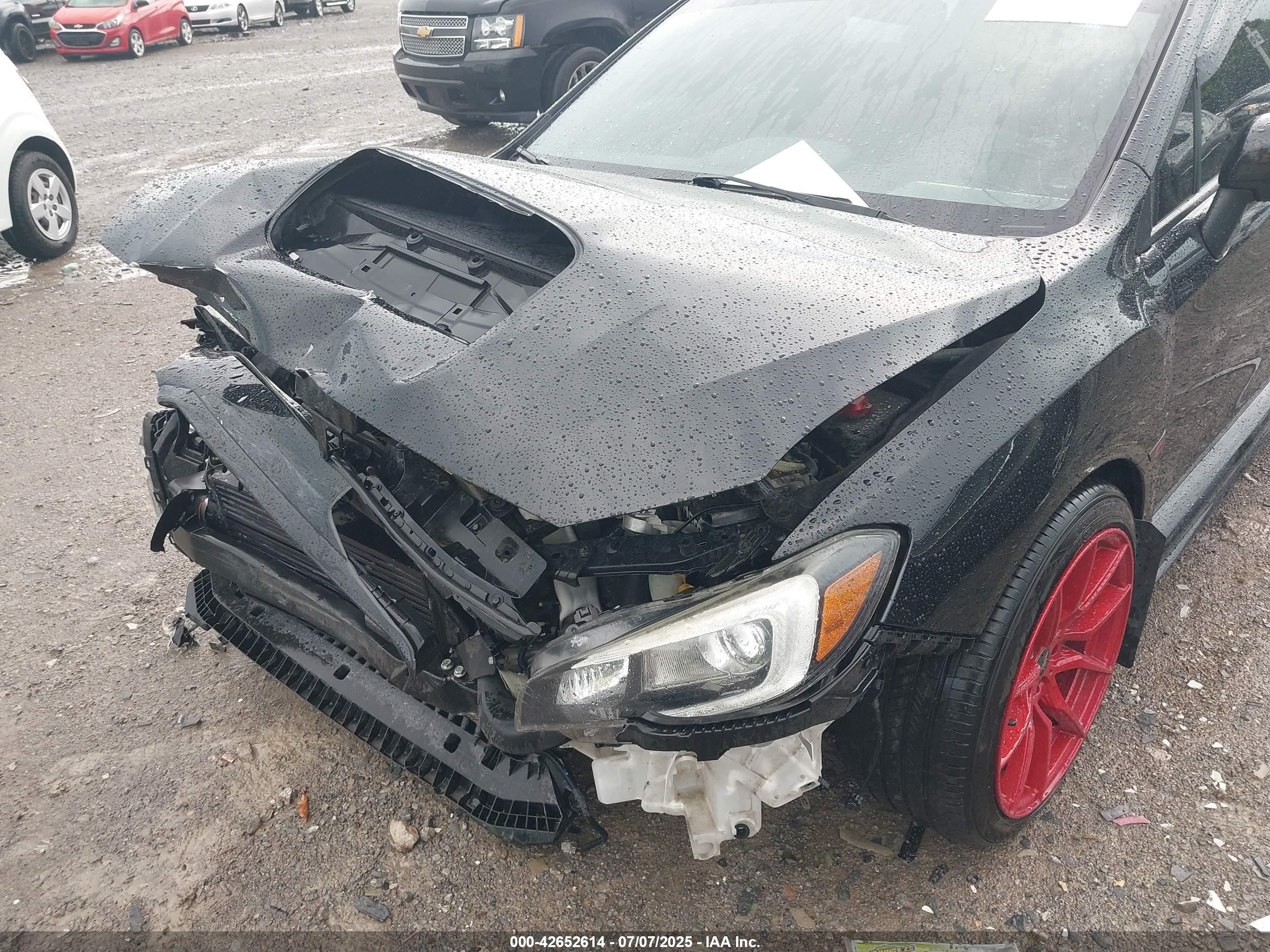 2015 Subaru Wrx Sti Limited Black vin: JF1VA2U68F9808958