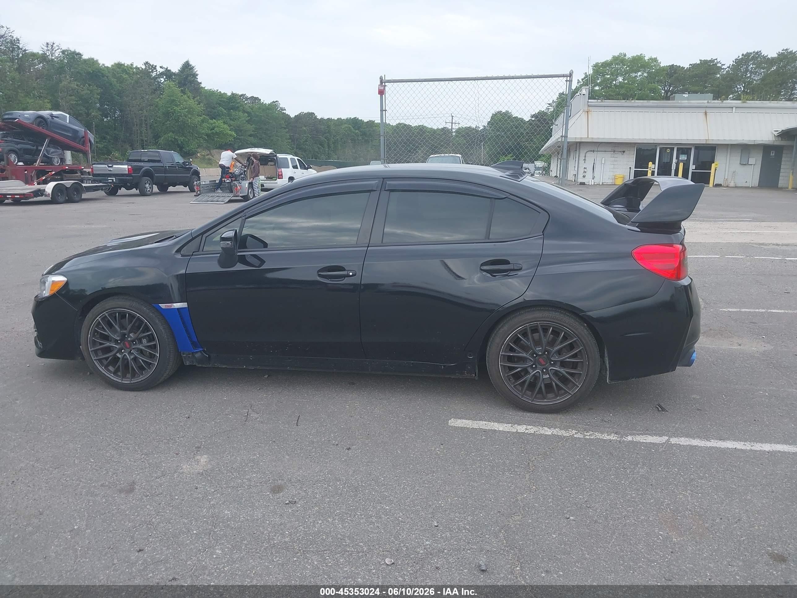 2017 Subaru Wrx Sti   Black vin: JF1VA2V60H9814464