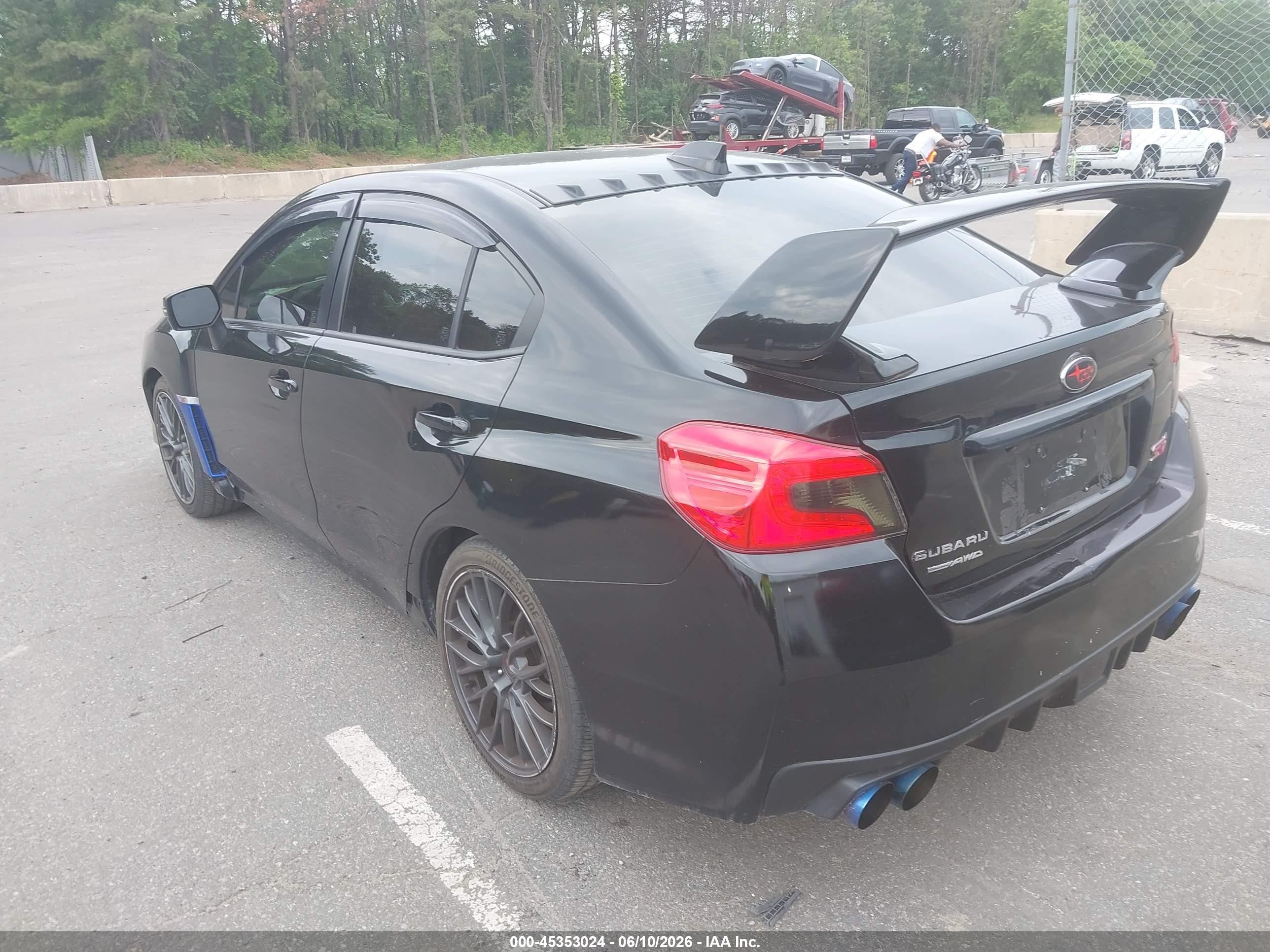2017 Subaru Wrx Sti   Black vin: JF1VA2V60H9814464