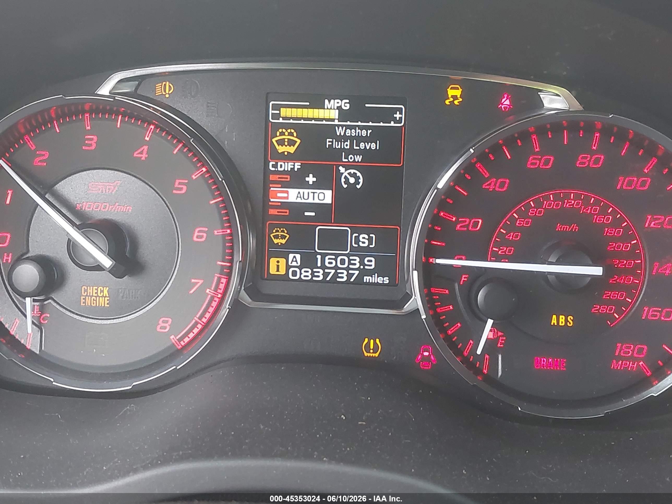 2017 Subaru Wrx Sti   Black vin: JF1VA2V60H9814464