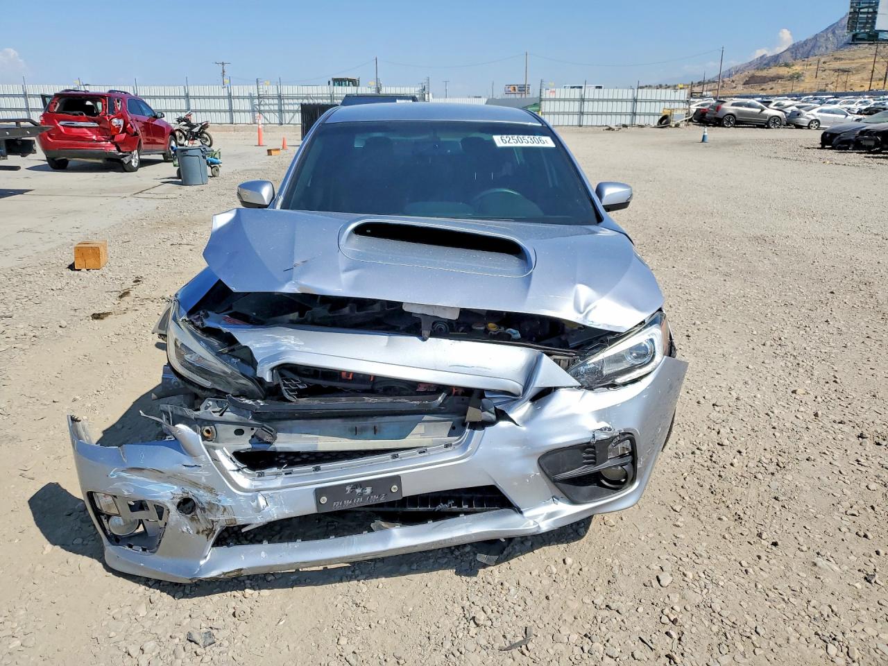 2016 Subaru Wrx Sti Silver vin: JF1VA2V69G9833383