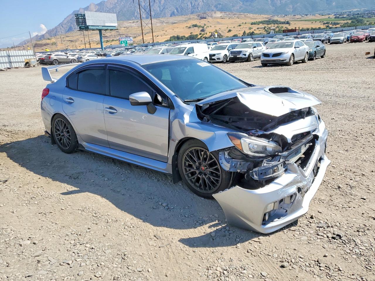 2016 Subaru Wrx Sti Silver vin: JF1VA2V69G9833383