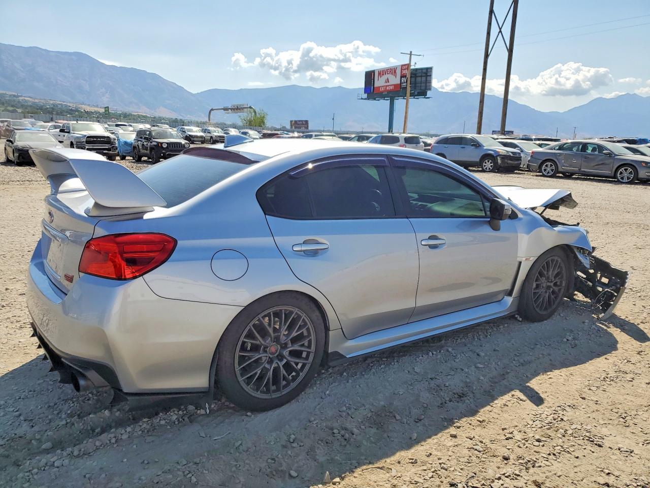 2016 Subaru Wrx Sti Silver vin: JF1VA2V69G9833383