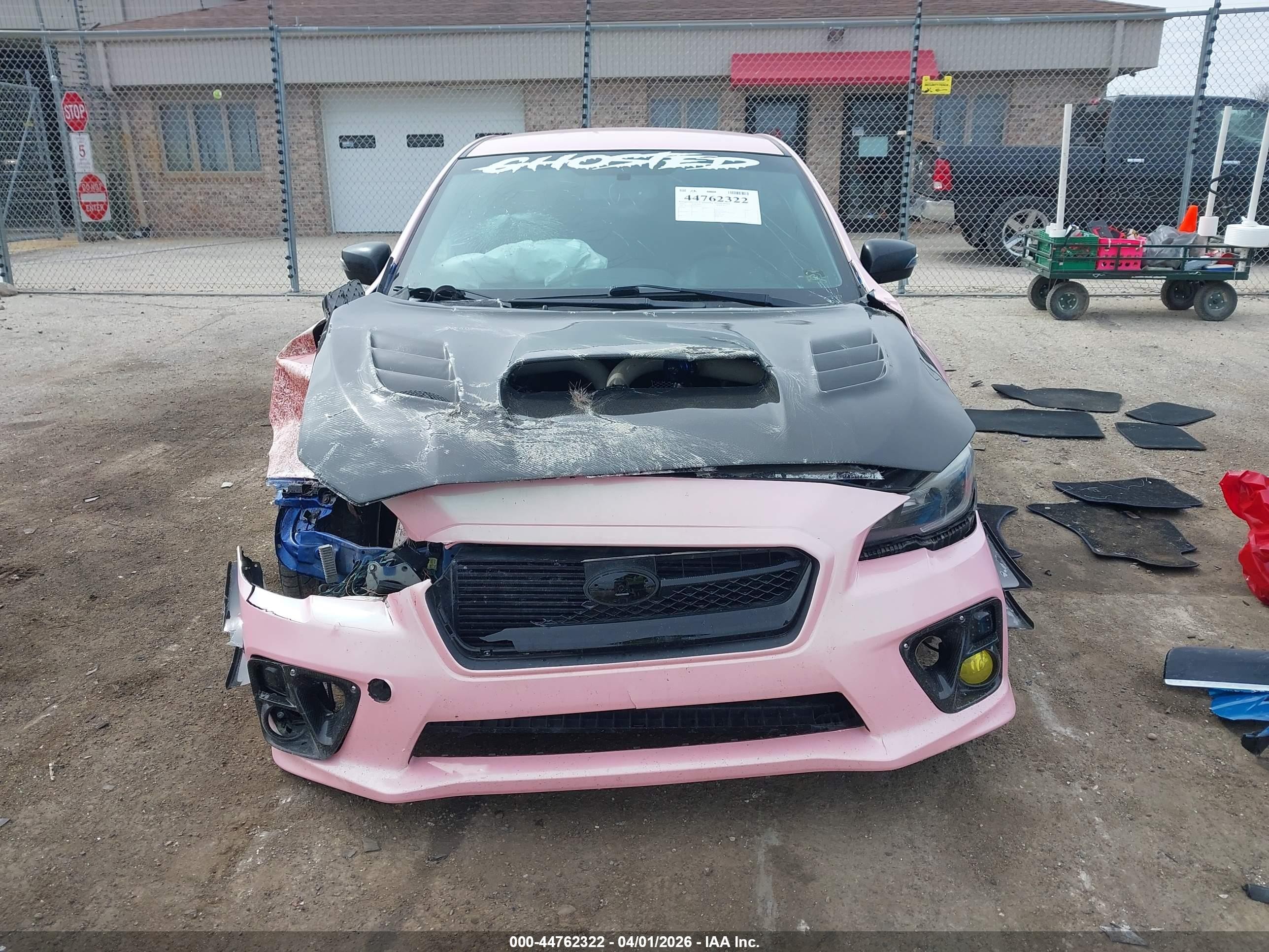 2015 Subaru Wrx Sti Launch Edition Розовый vin: JF1VA2W60F9801046
