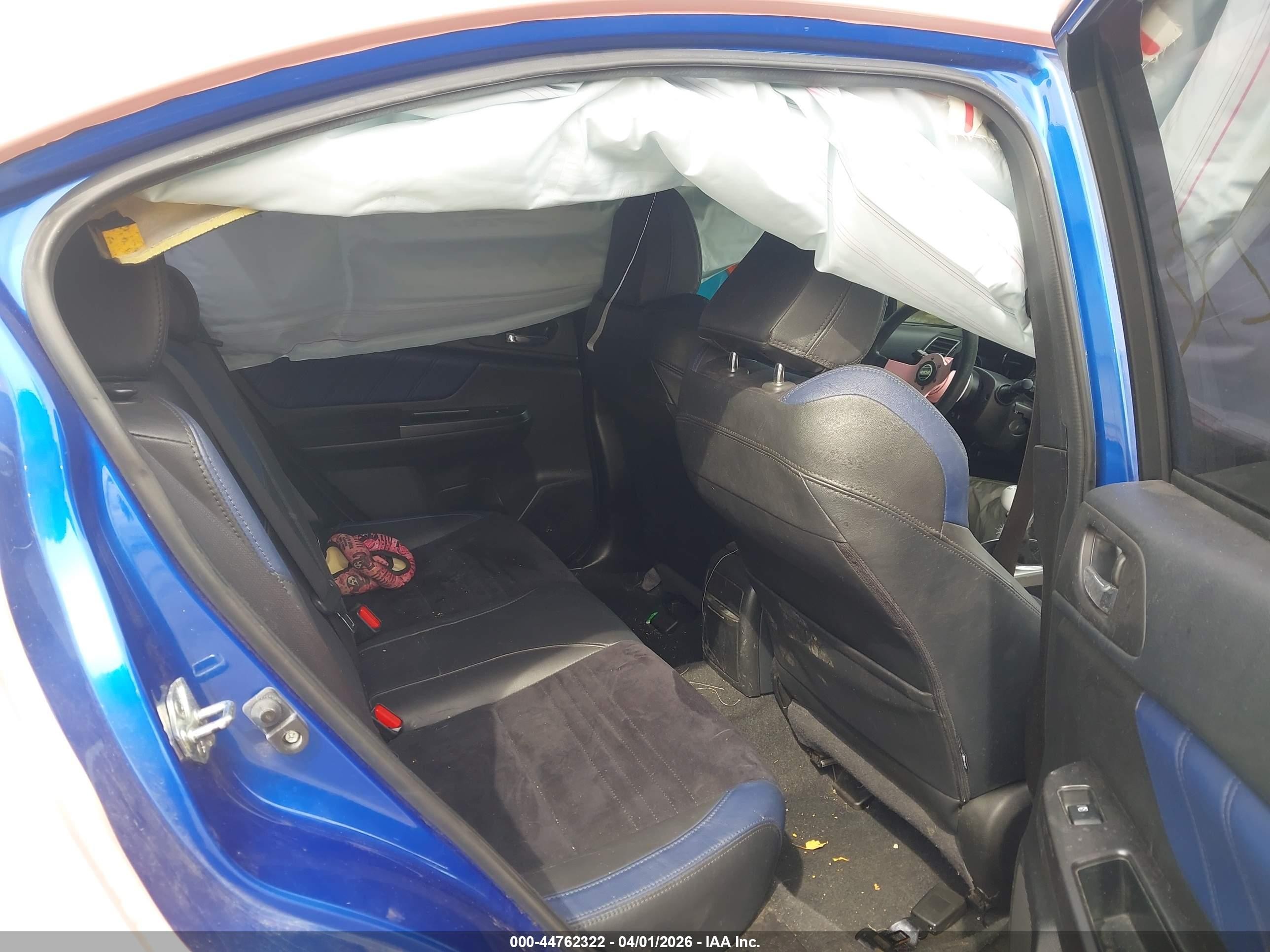 2015 Subaru Wrx Sti Launch Edition Розовый vin: JF1VA2W60F9801046