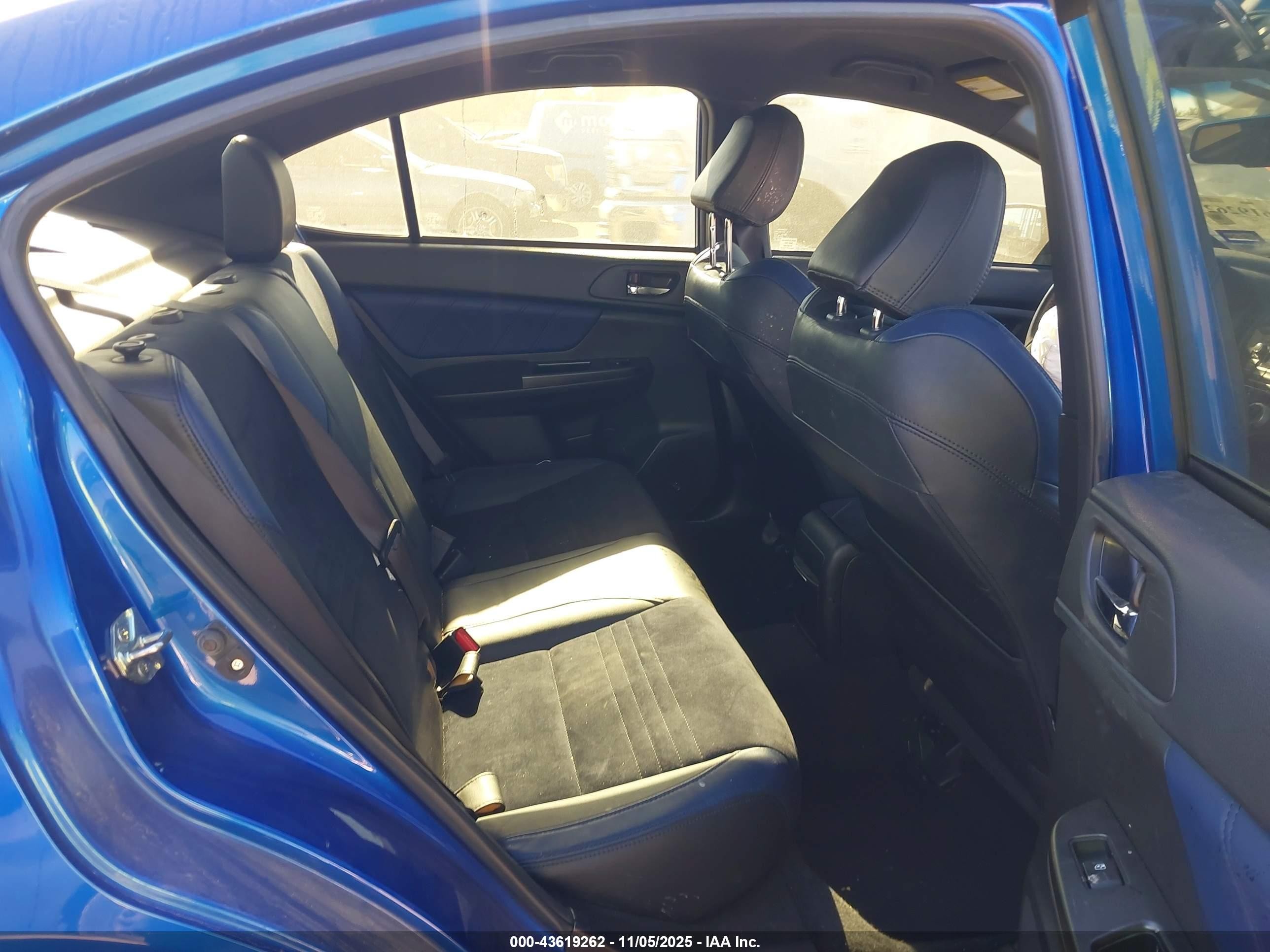 2015 Subaru Wrx Sti Launch Edition Синий vin: JF1VA2W61F9800598