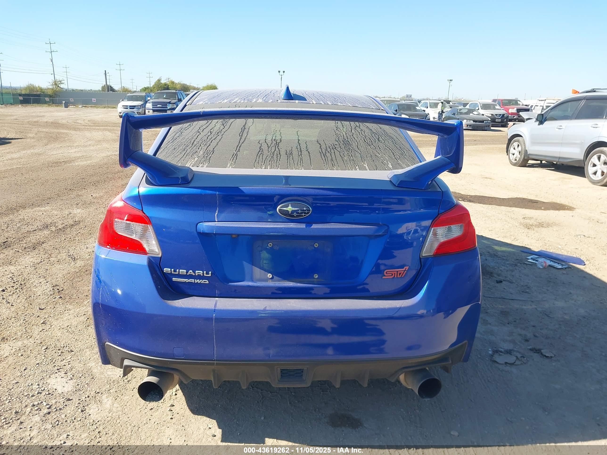 2015 Subaru Wrx Sti Launch Edition Синий vin: JF1VA2W61F9800598