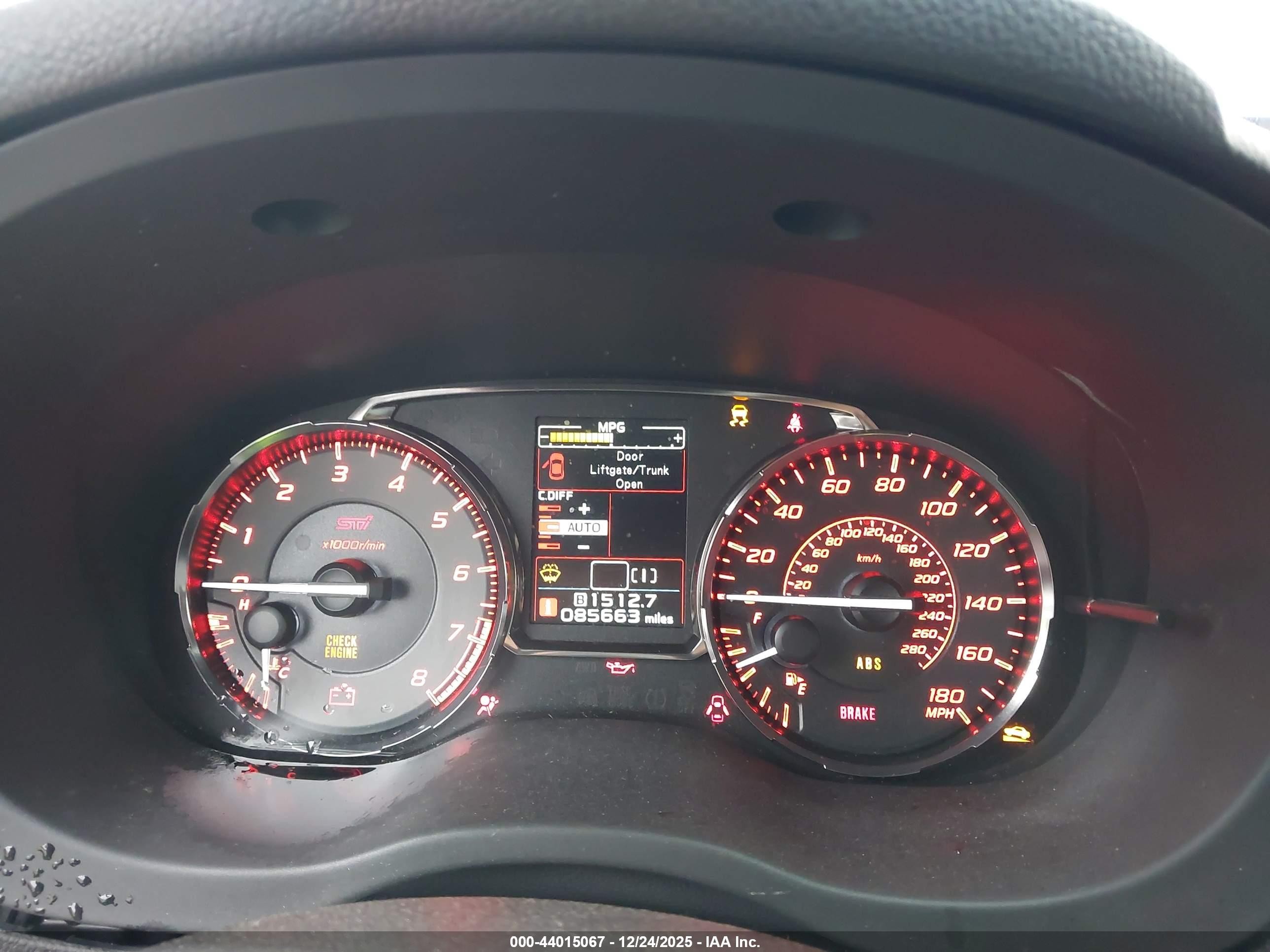 2015 Subaru Wrx Sti Launch Edition Blue vin: JF1VA2W62F9801291