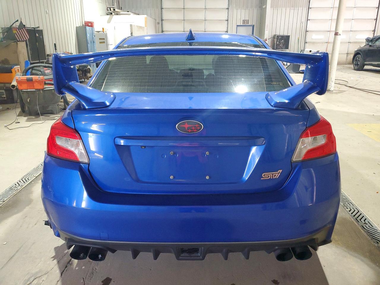 2015 Subaru Wrx Sti Launch Edition Blue vin: JF1VA2W62F9802151