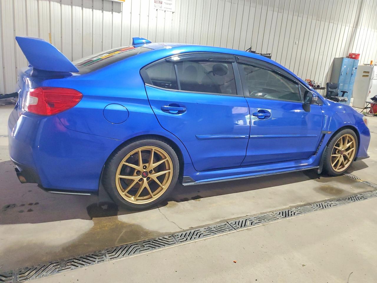 2015 Subaru Wrx Sti Launch Edition Blue vin: JF1VA2W62F9802151