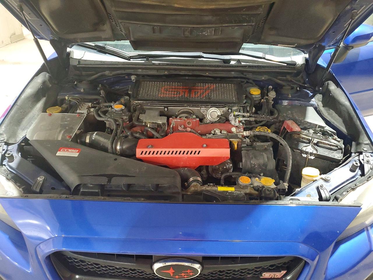 2015 Subaru Wrx Sti Launch Edition Blue vin: JF1VA2W62F9802151