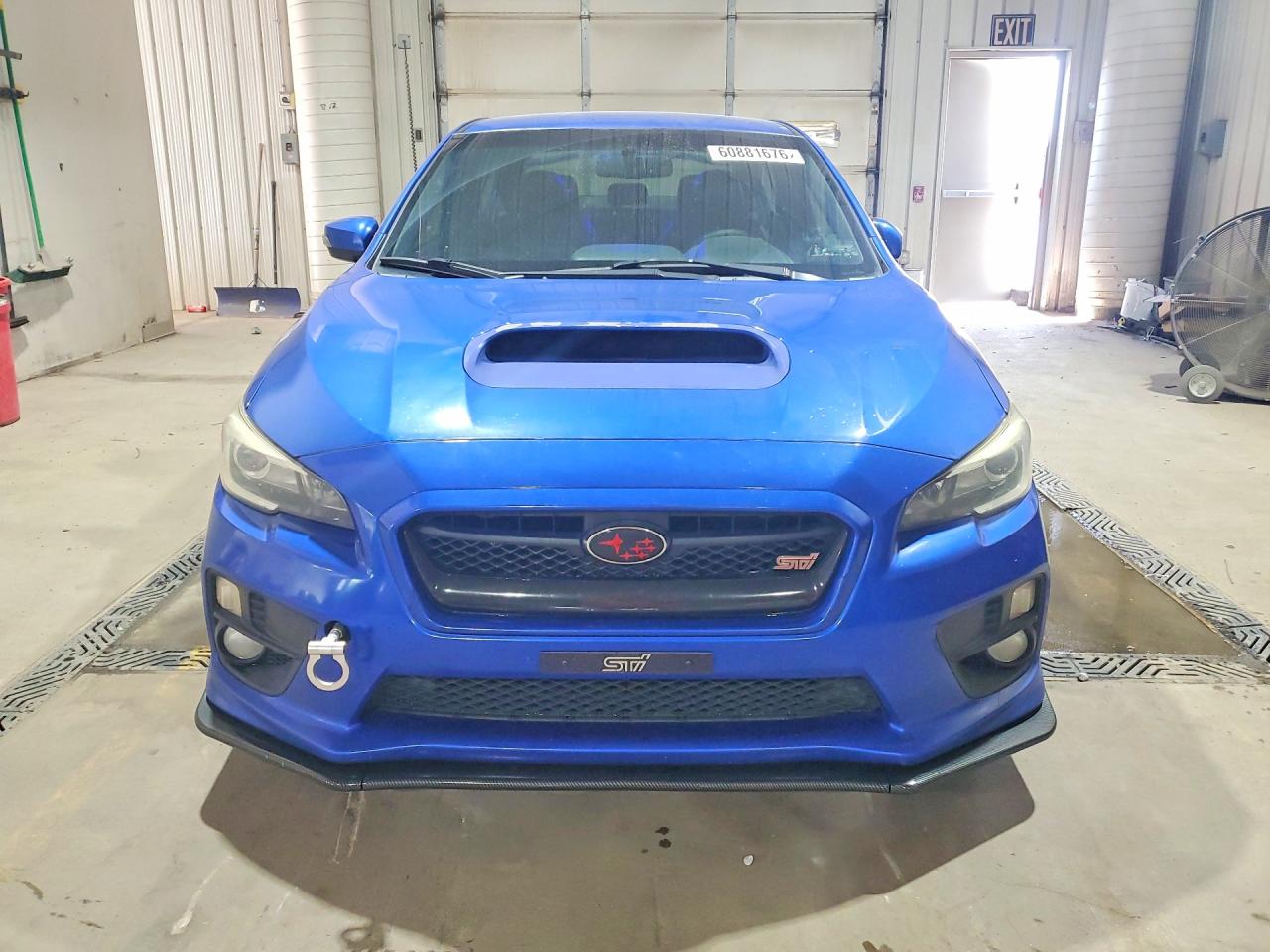2015 Subaru Wrx Sti Launch Edition Blue vin: JF1VA2W62F9802151