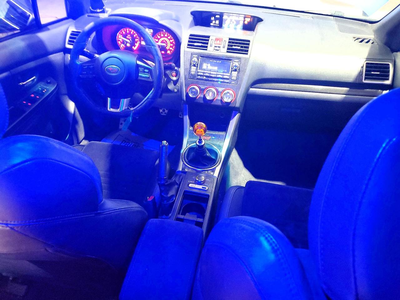 2015 Subaru Wrx Sti Launch Edition Blue vin: JF1VA2W62F9802151