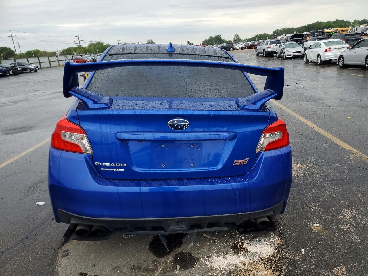 2015 Subaru Wrx Sti Launch Edition Blue vin: JF1VA2W62F9806197